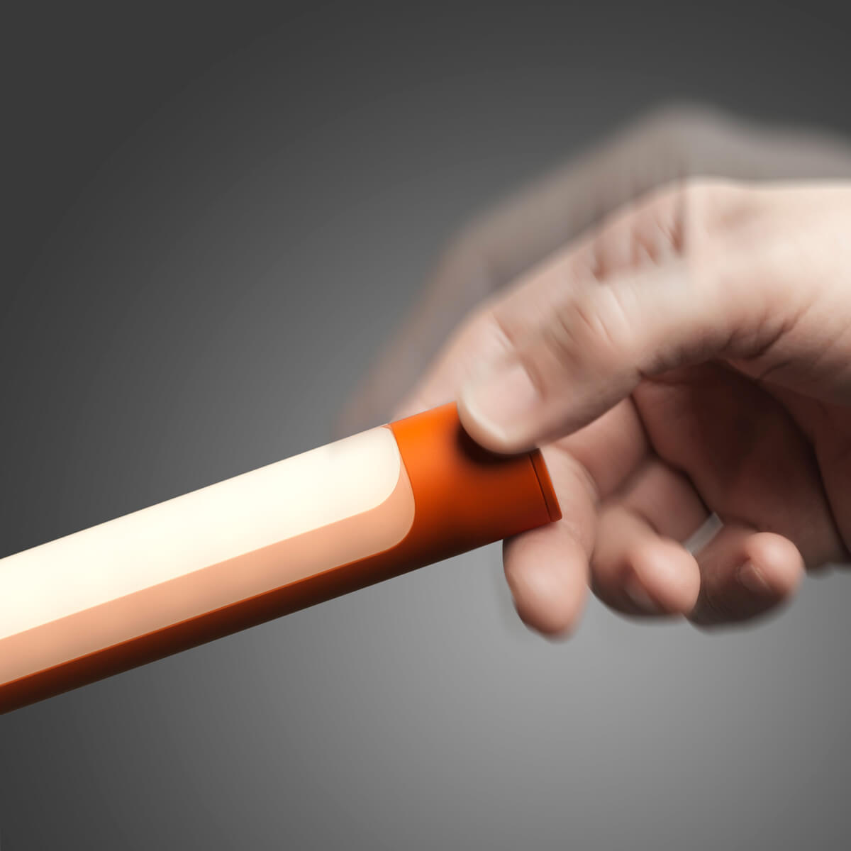 Foscarini Tuareg LED Terra, arancio (orange), verstellbare Leuchtstäbe