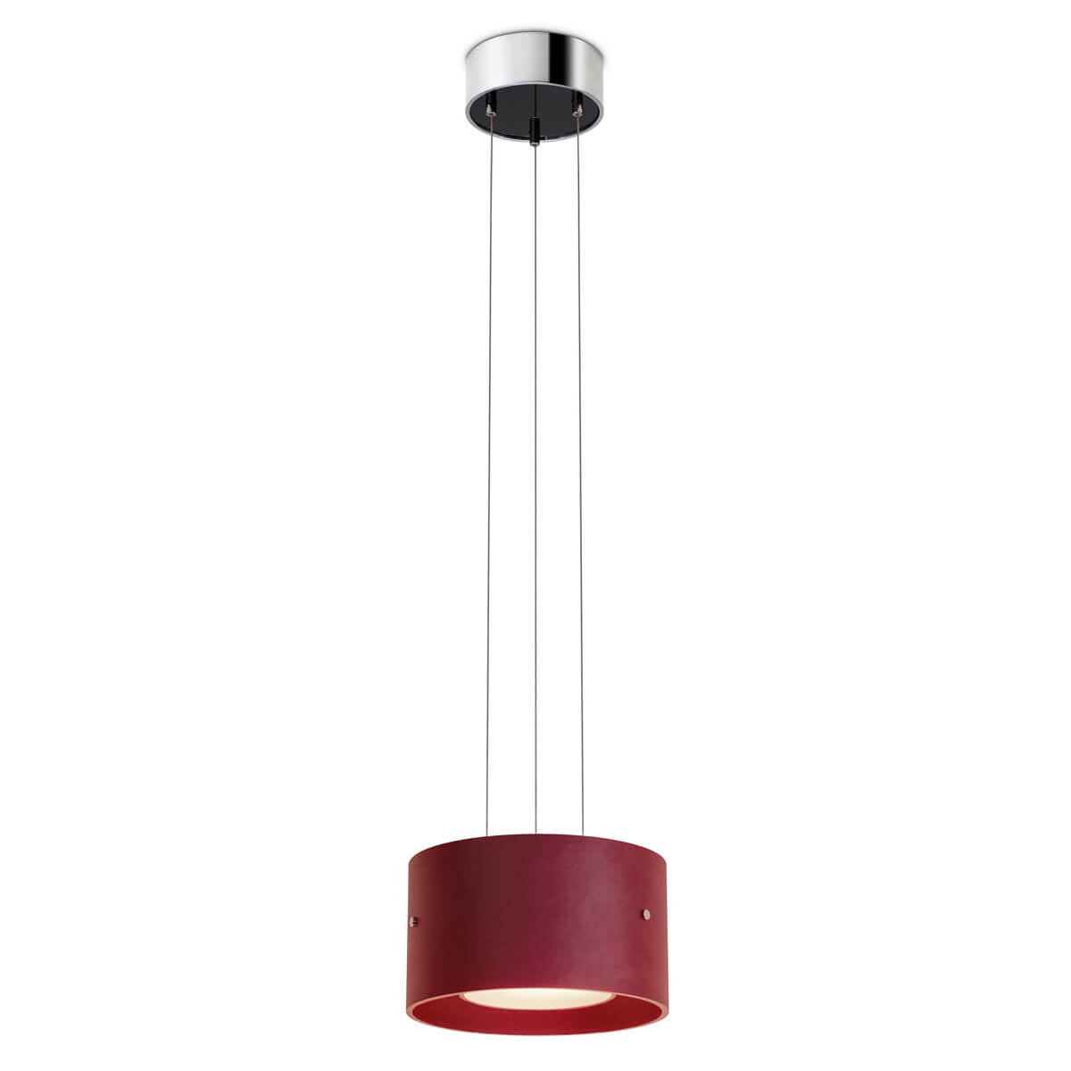 Oligo Trofeo LED Pendelleuchte, Tunable White, rot matt