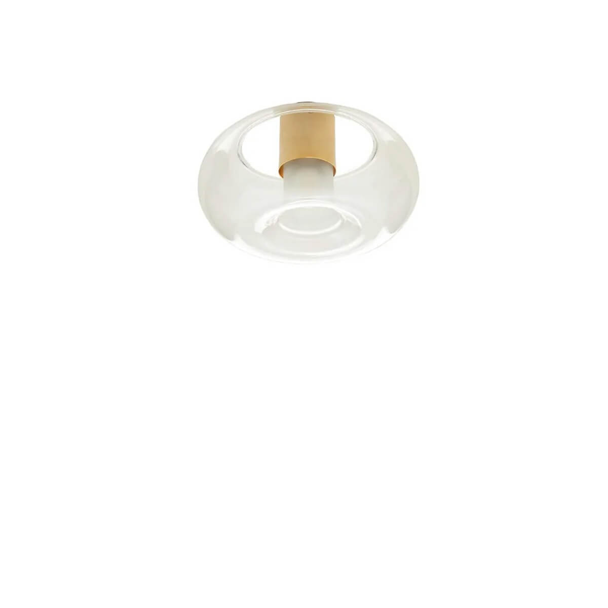 Fontana Arte Fontanella Media Wand- / Deckenleuchte, Messing