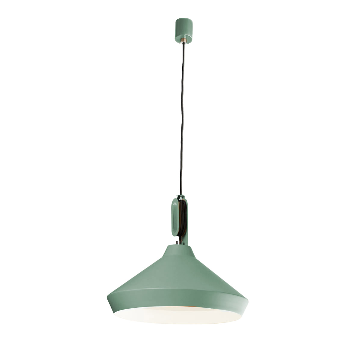 Zava Driyos Pendelleuchte, Ø: 37 cm, pastelltürkis