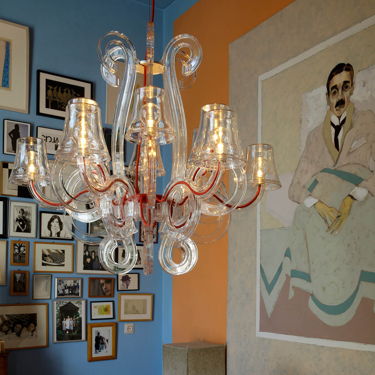 Fatboy Rockcoco 12.0 LED Outdoor Pendelleuchte, transparent