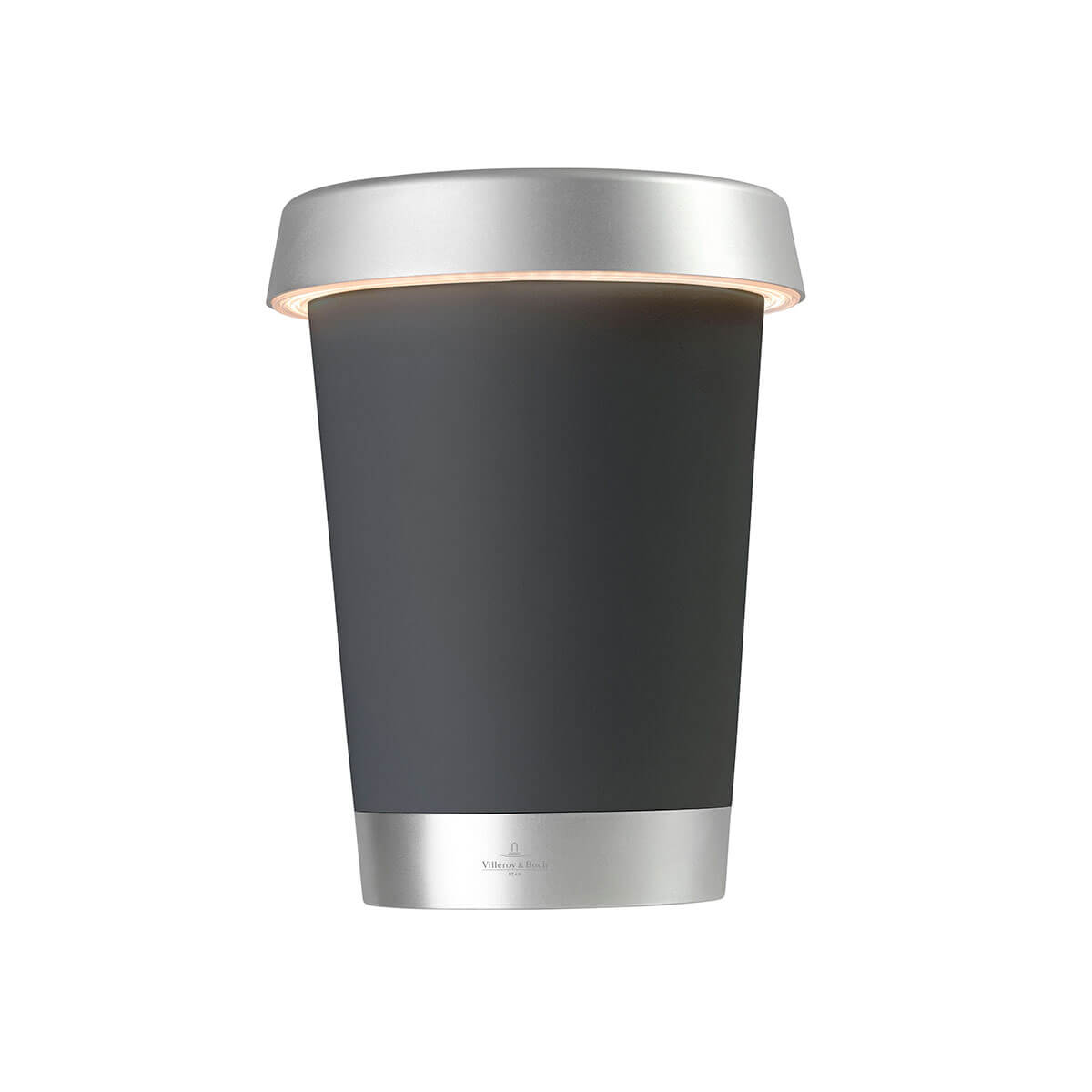 Villeroy & Boch Bordeaux LED Akkuleuchte & Weinkühler, anthrazit