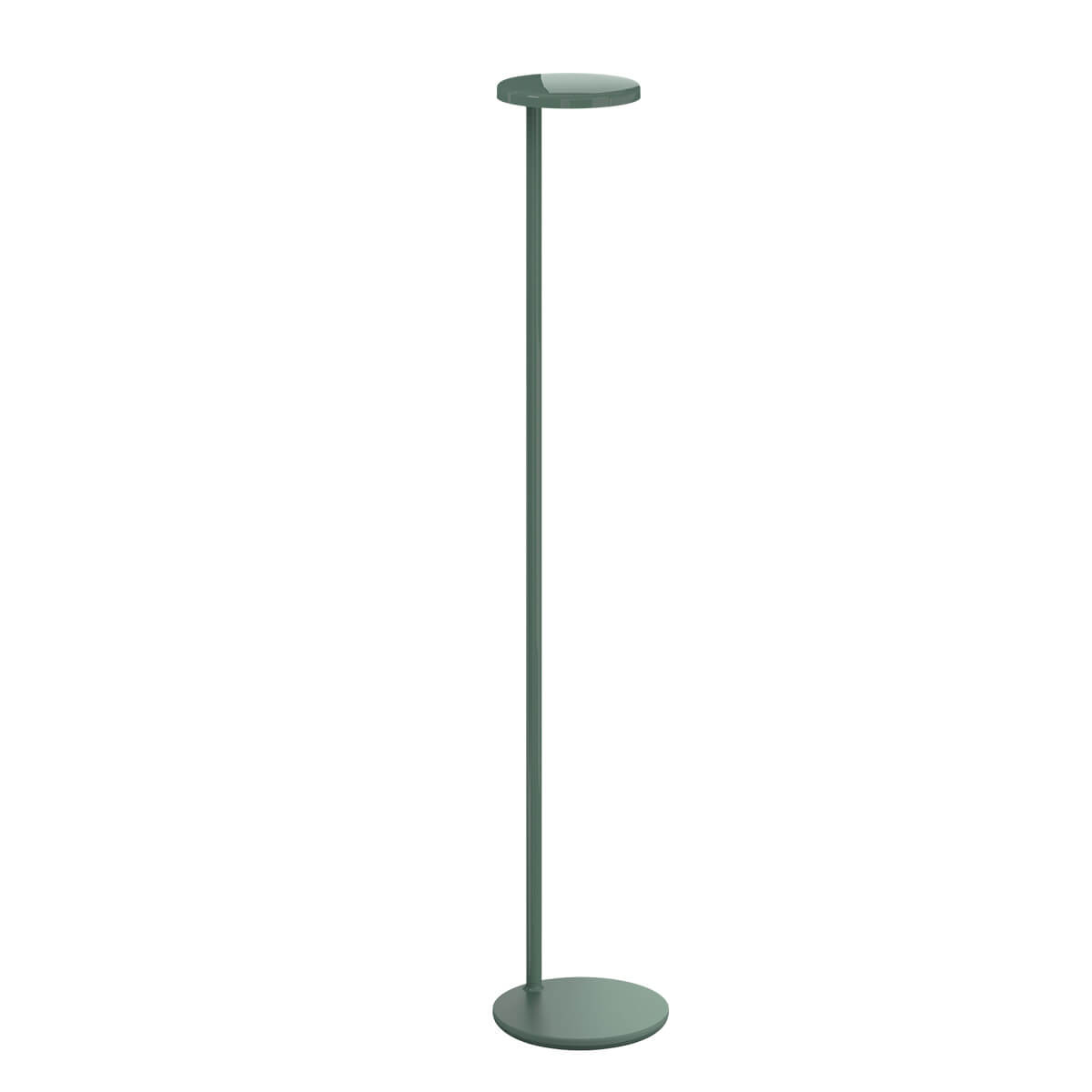 Flos Oblique USB-C LED Stehleuchte, salbei glänzend