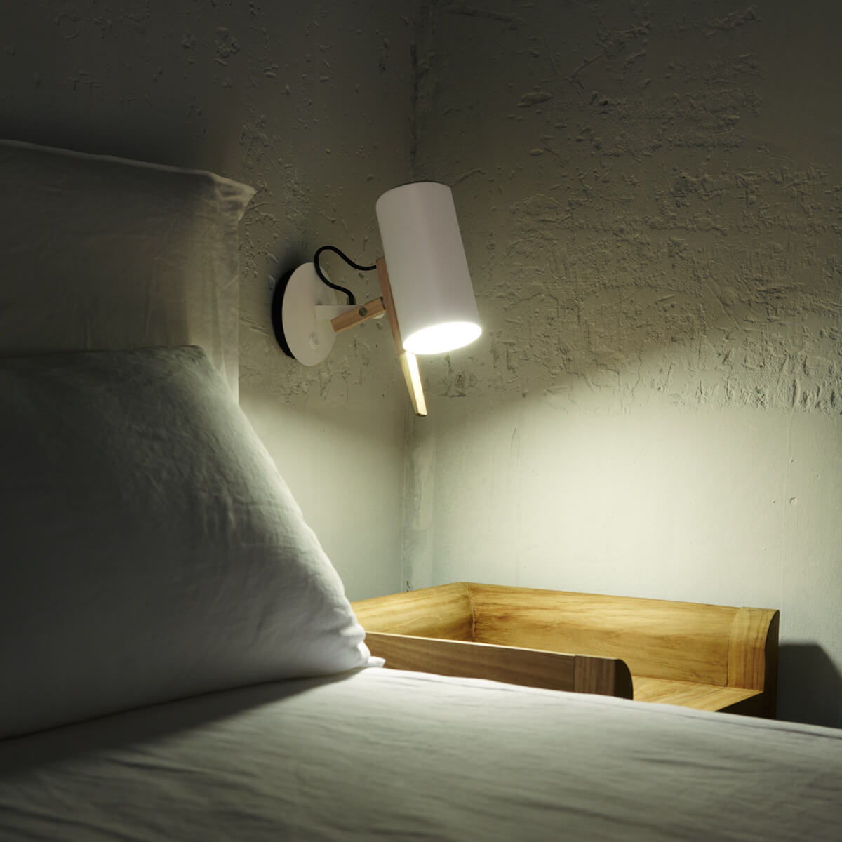 Marset Scantling A Wandleuchte, weiß