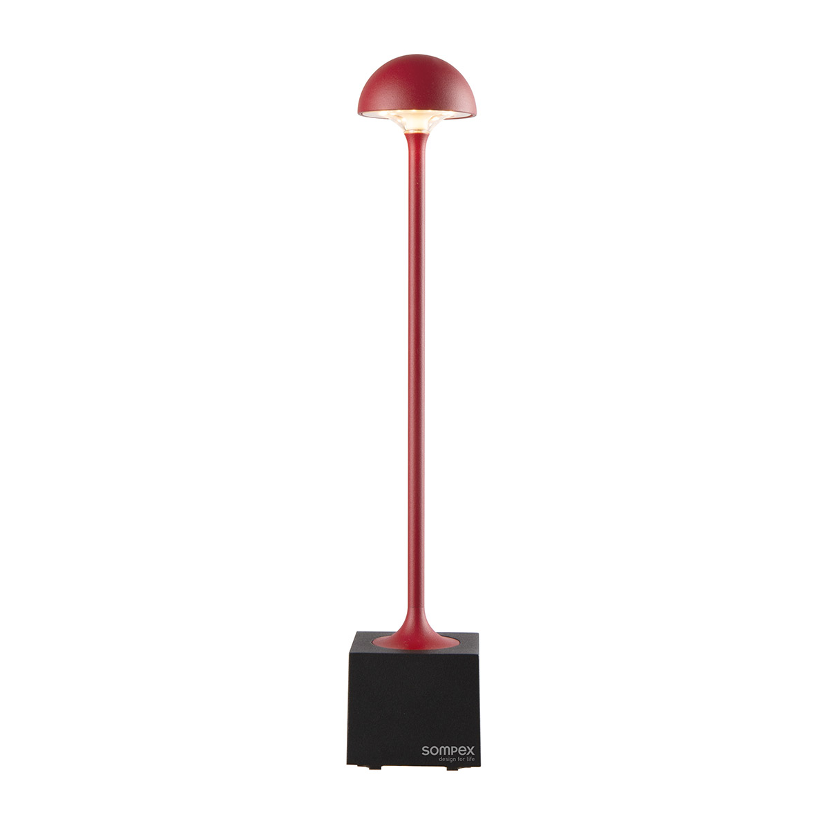 Sompex Flora LED Akkuleuchte, rot