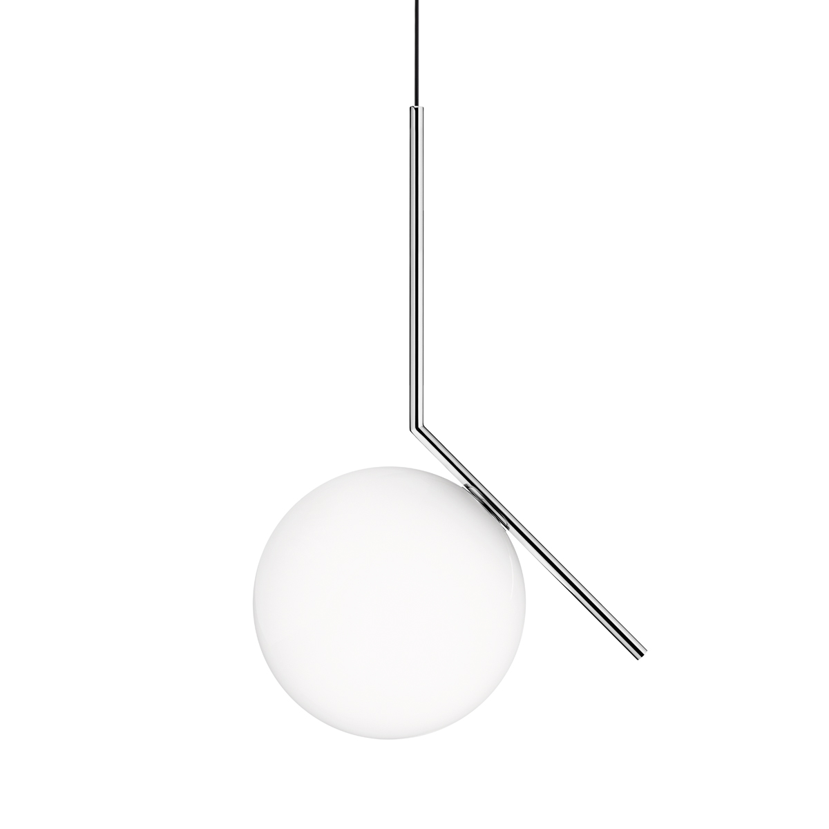 Flos IC S2 Pendelleuchte, Chrom (©Piero Fasanotto)