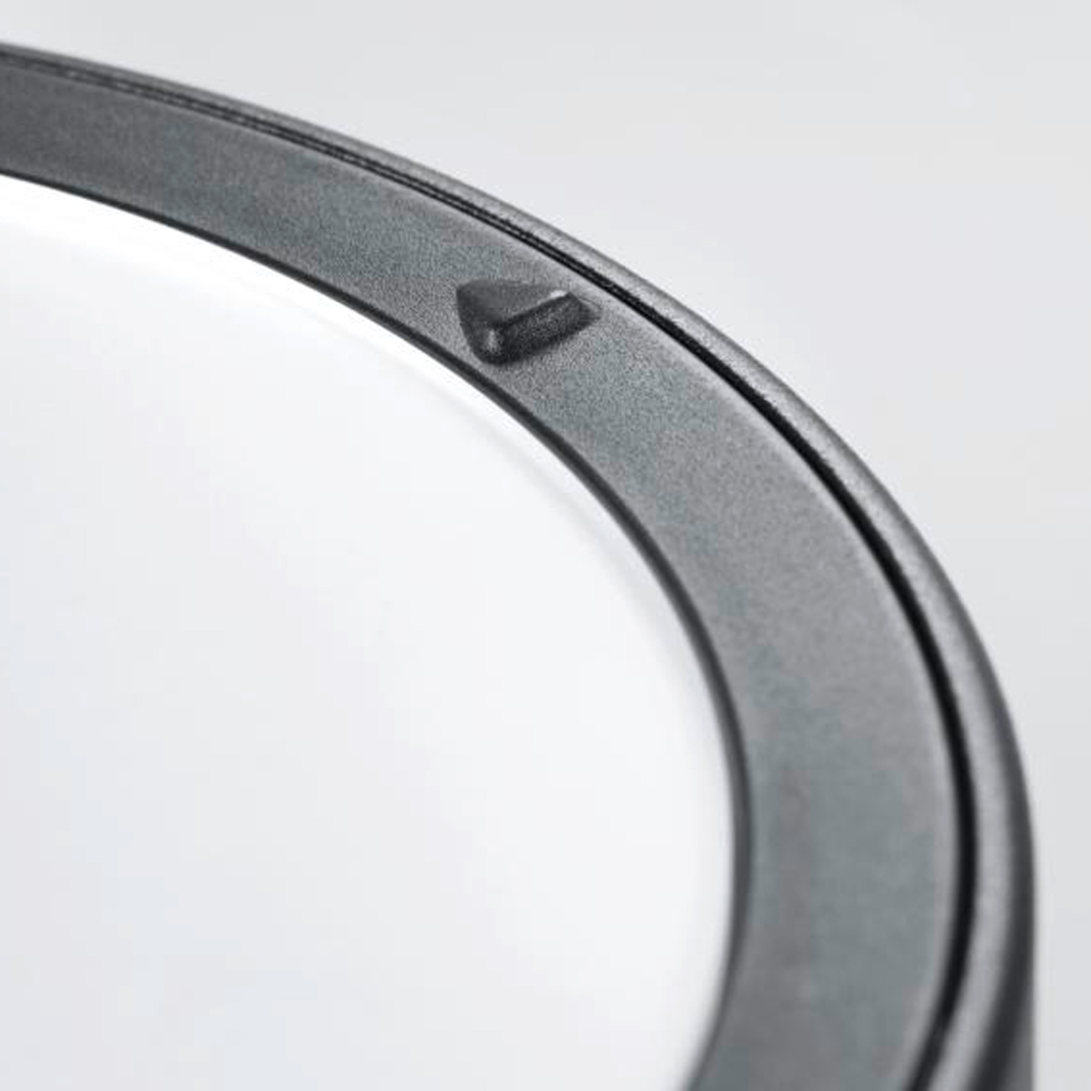 Belux U-Turn-40 LED Tischleuchte, schwarz, Leuchtenkopf mit Diffusor