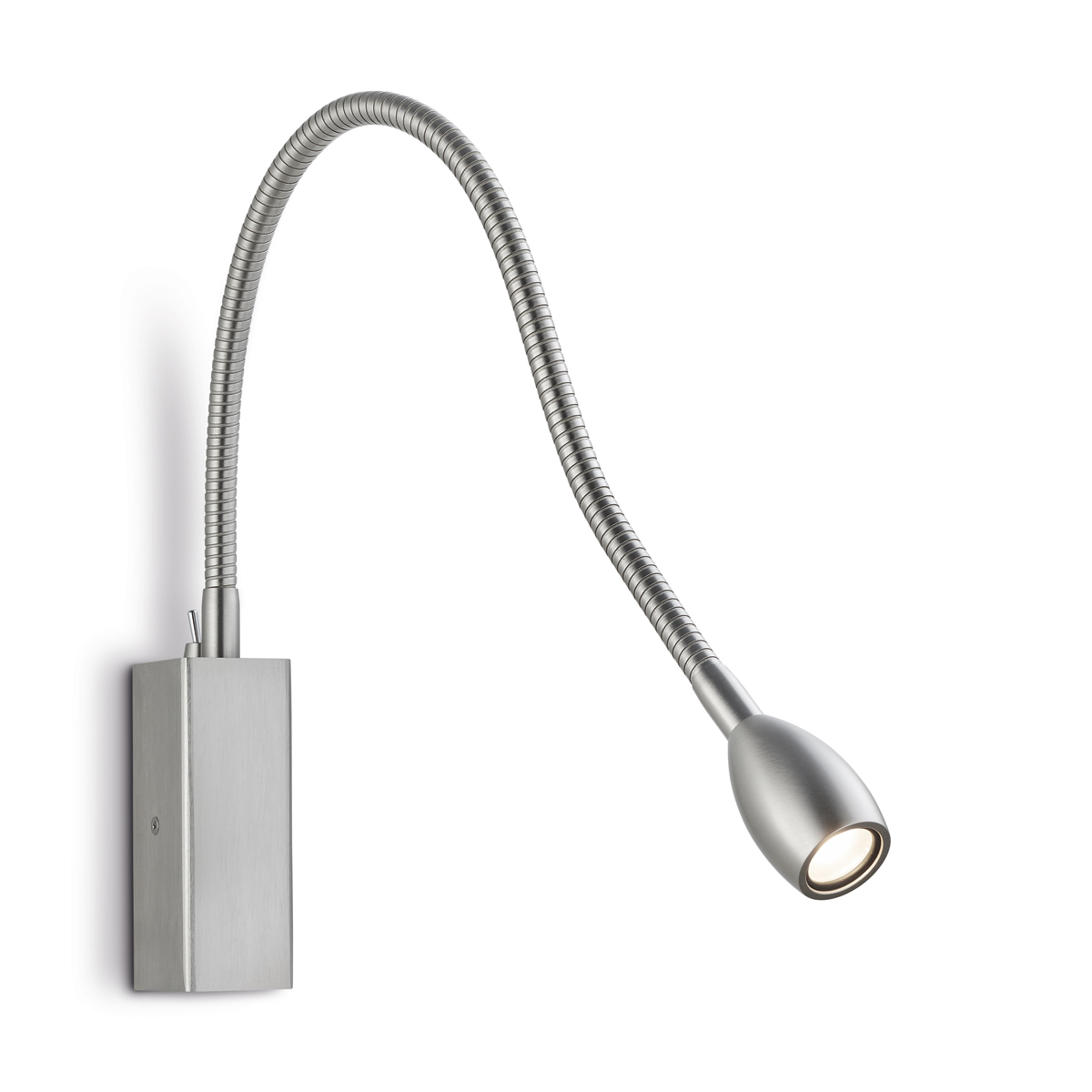 Knapstein Banu LED Wandleuchte Nickel matt