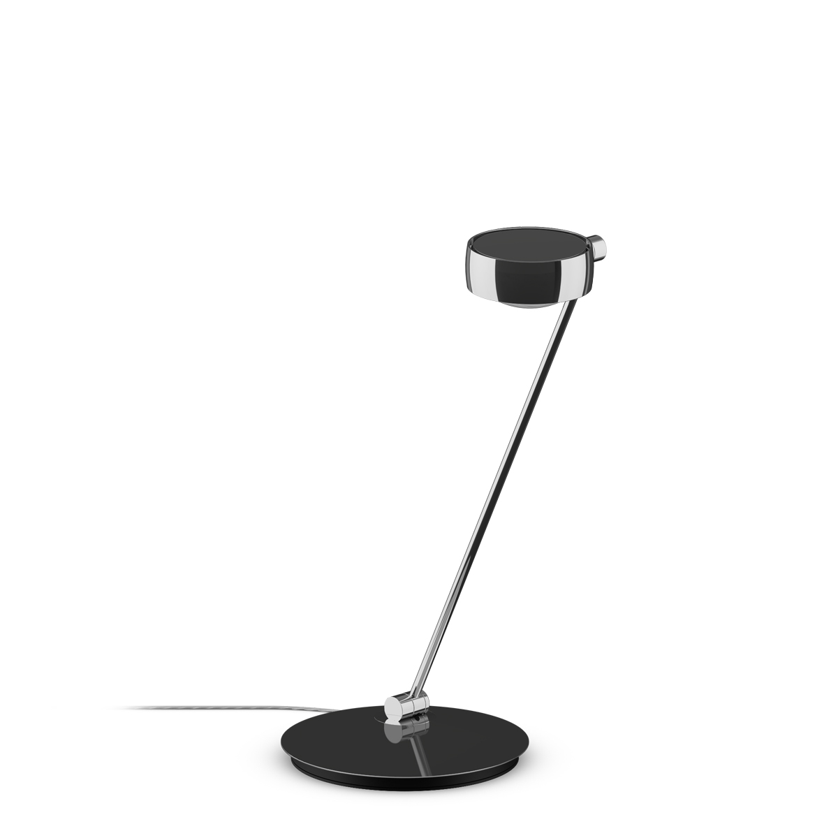 Occhio Sento C tavolo LED Tischleuchte, 60 cm, 2700 K, Ausrichtung: links vom Objekt, Chrom