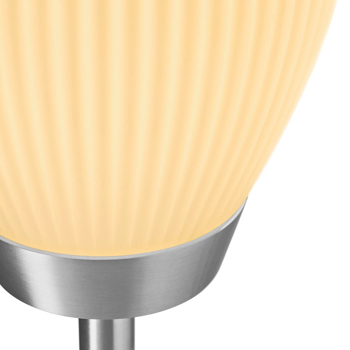 Holtkötter Plissee S Stehleuchte, Aluminium matt