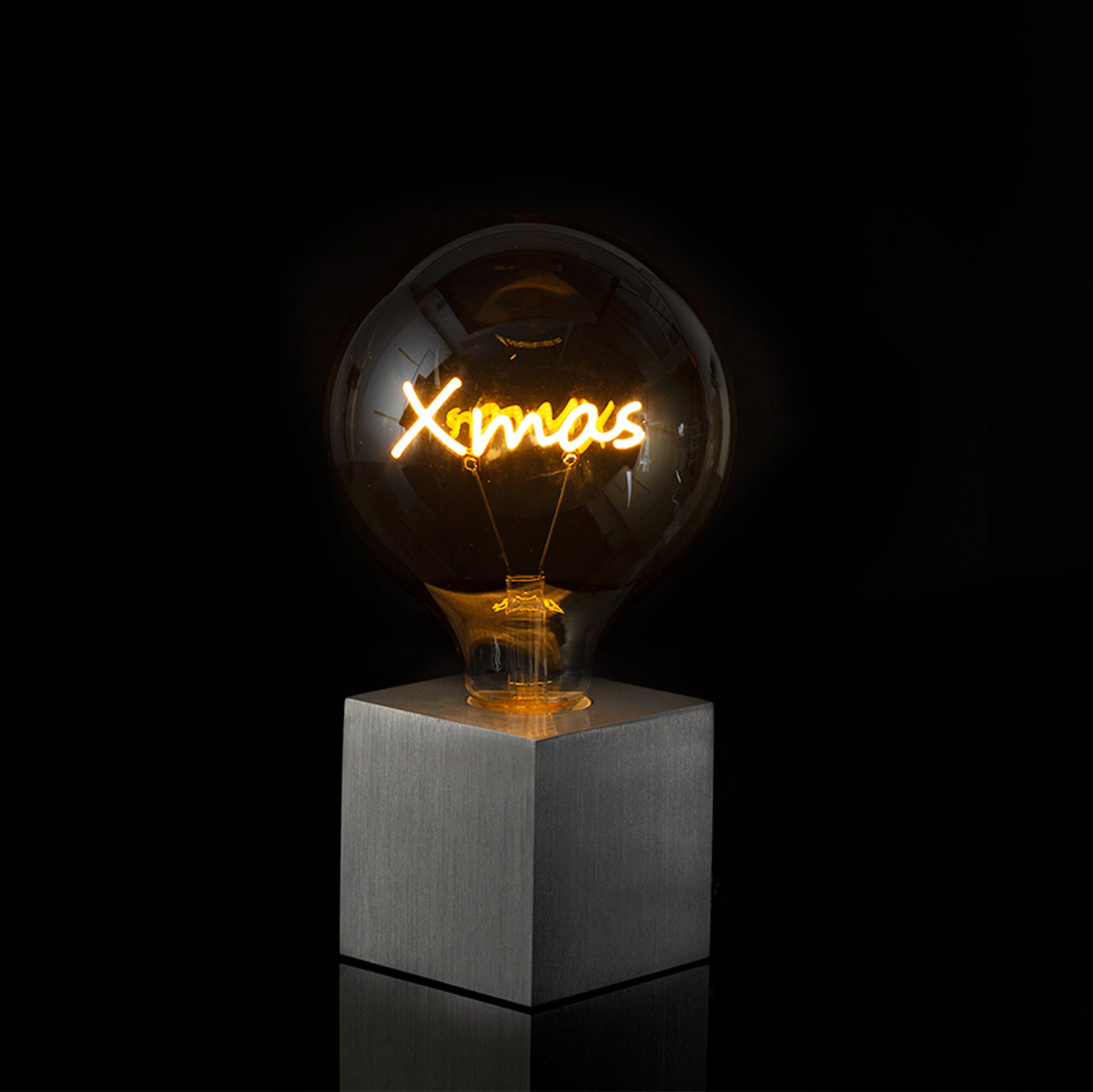 Sompex Cubic Tischleuchte mit Motiv Leuchtmittel, Xmas (©Leuchtenland.com)