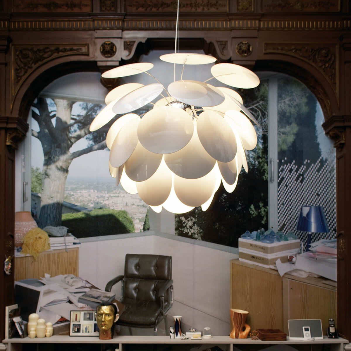 Marset Discocó 53 Pendelleuchte, weiß