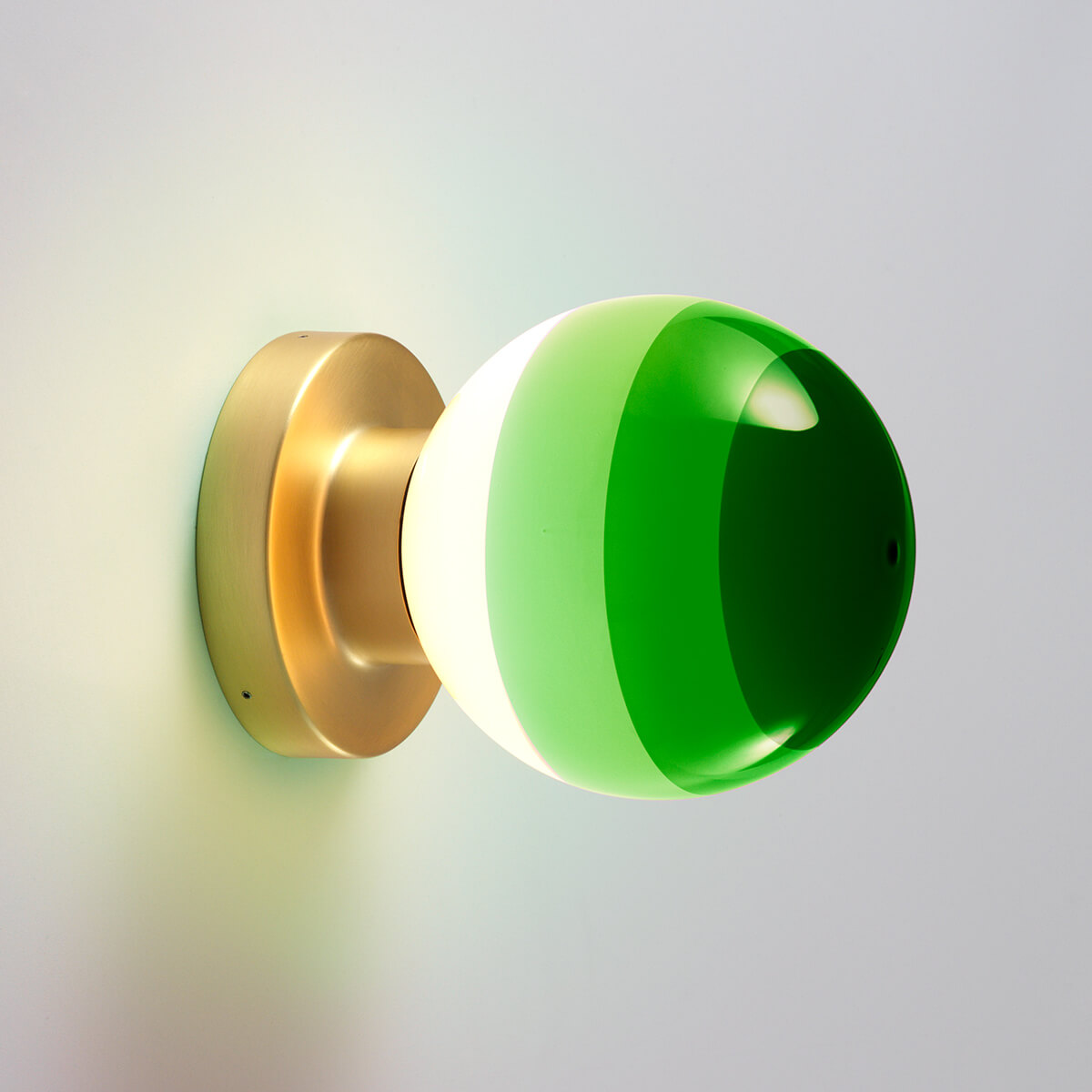 Marset Dipping Light A2-13 LED Wand- / Deckenleuchte, Schirm: grün
