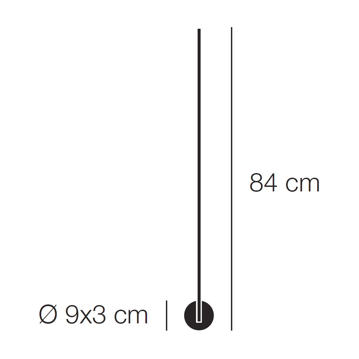Catellani & Smith Light Stick V LED Wandleuchte
