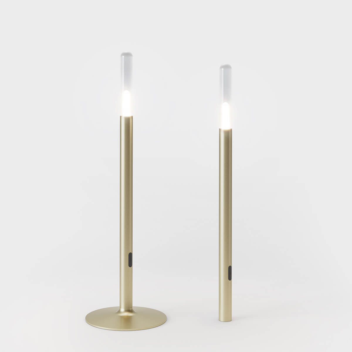 IP44.DE Glim LED Akkuleuchte, true gold (Gold), mit abnehmbarem Fuß (magnetisch)