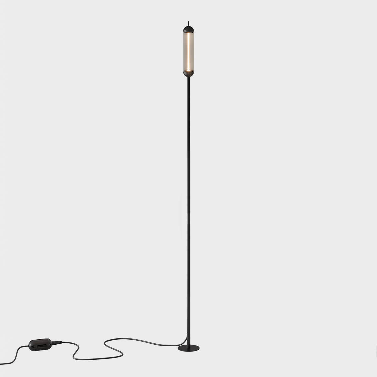 Height: 175 cm, deep black (black)