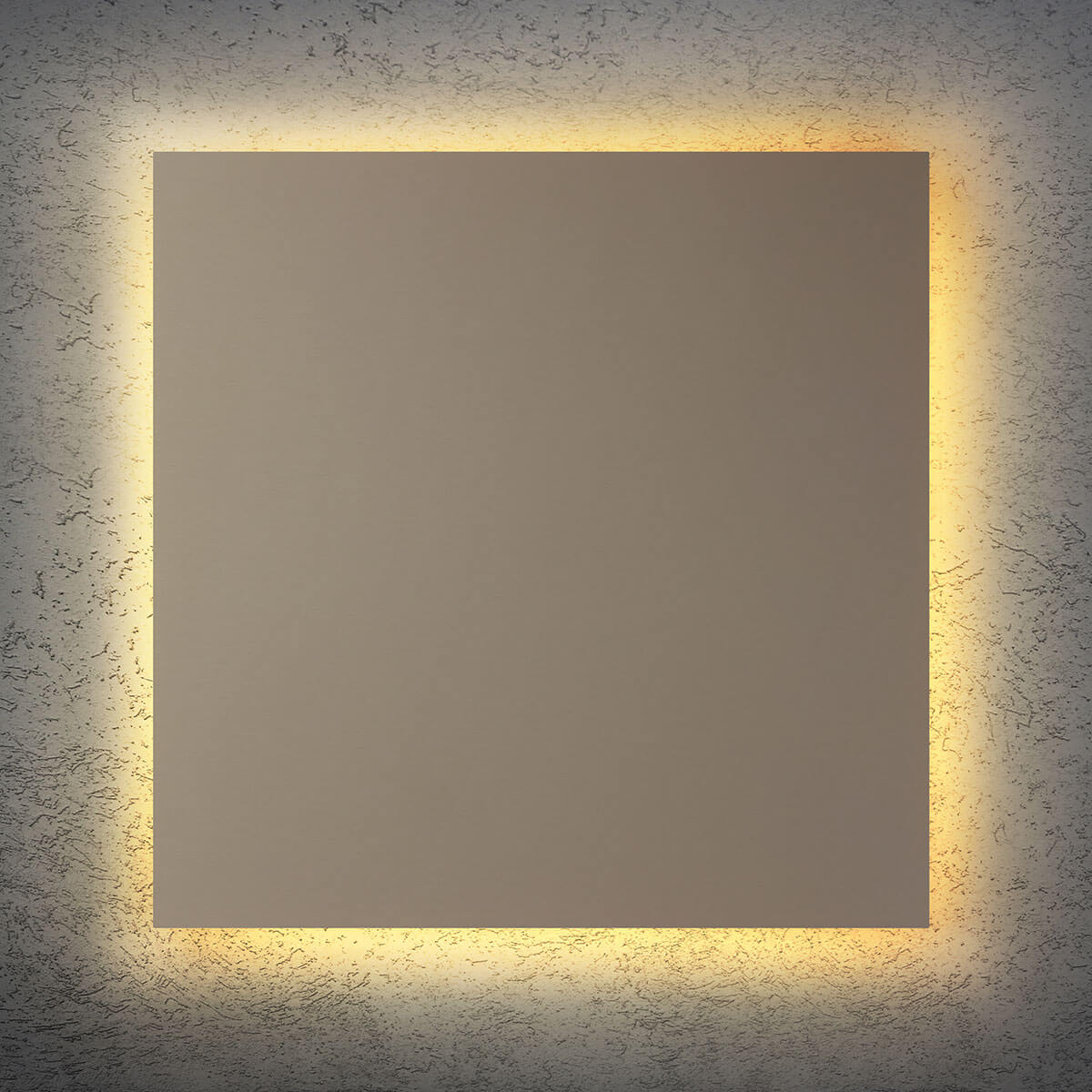 Escale Blade-Q LED Wand- / Deckenleuchte, 59 x 59 cm, mit Casambi-Modul, taupe eloxiert