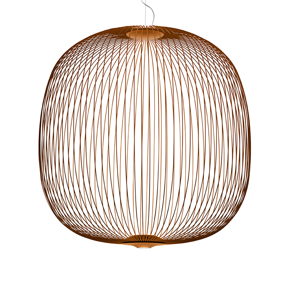 Foscarini Spokes 2 Large LED Sospensione, Rückläufer, rame (kupfern)