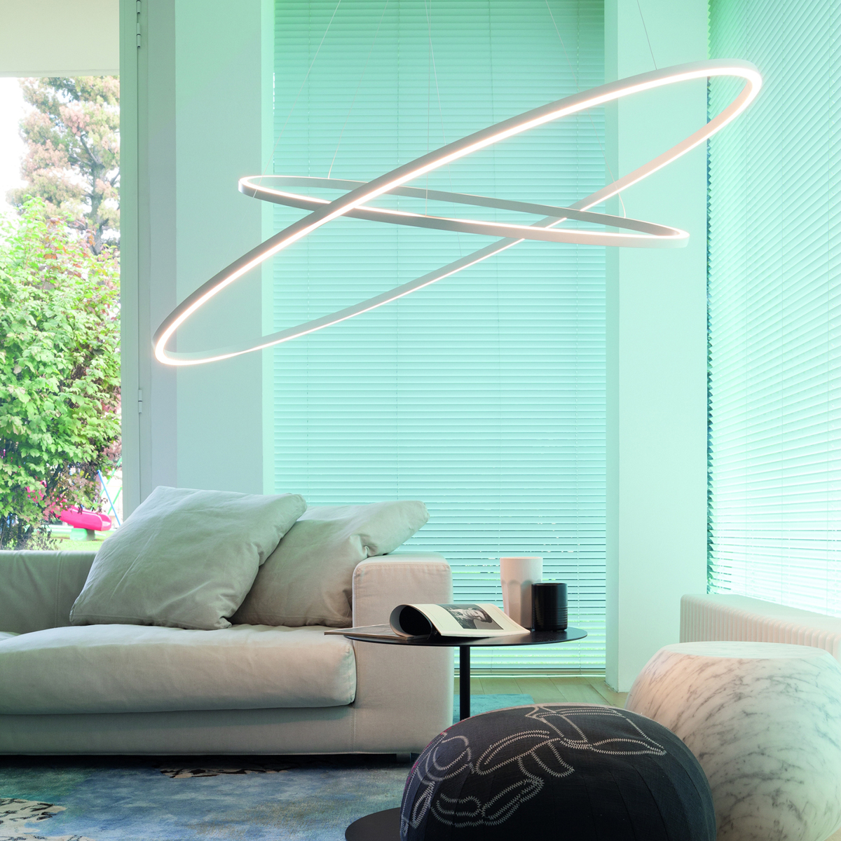 Nemo Ellisse Double Sospensione, weiß