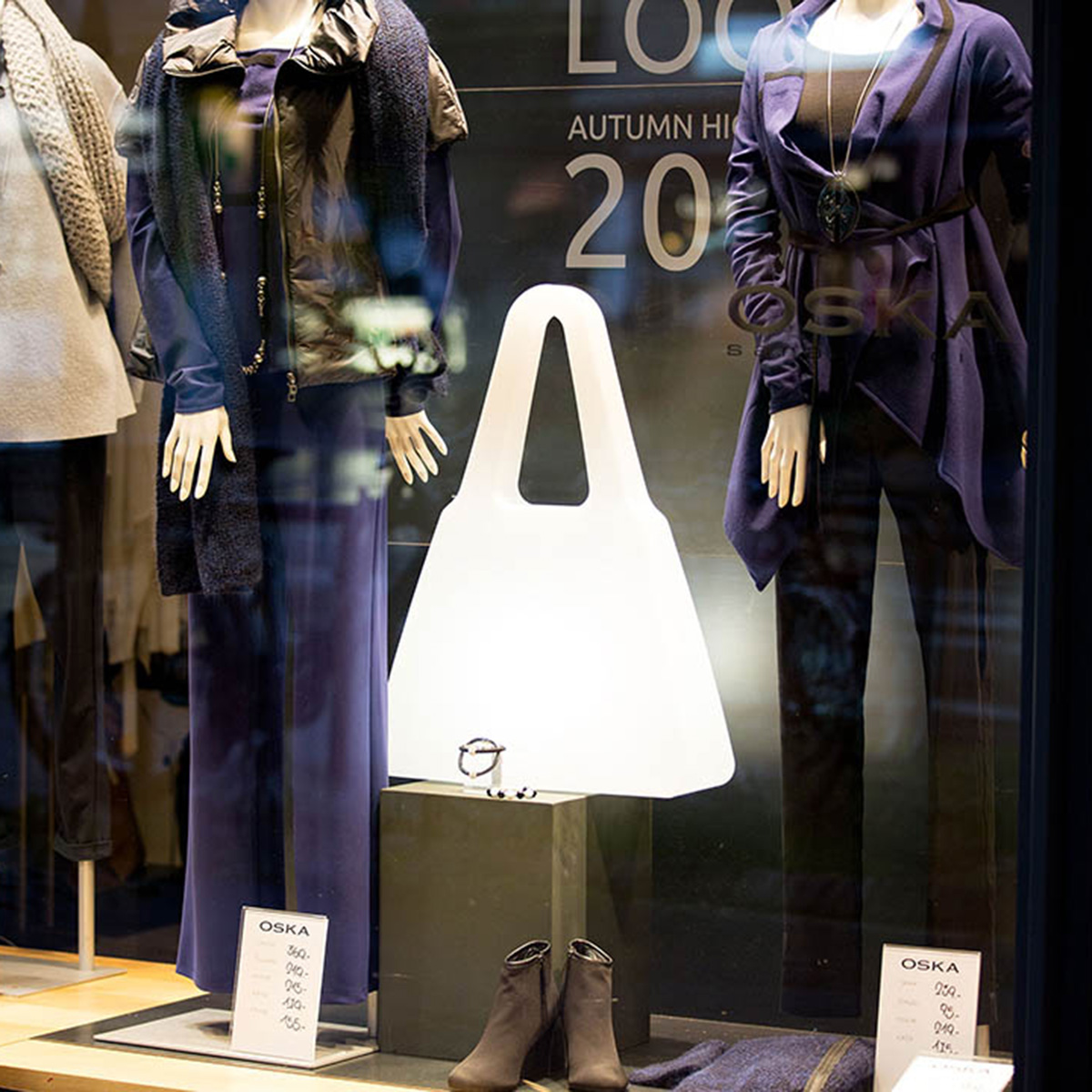 8 seasons design Shining Bag Dekoleuchte, weiß