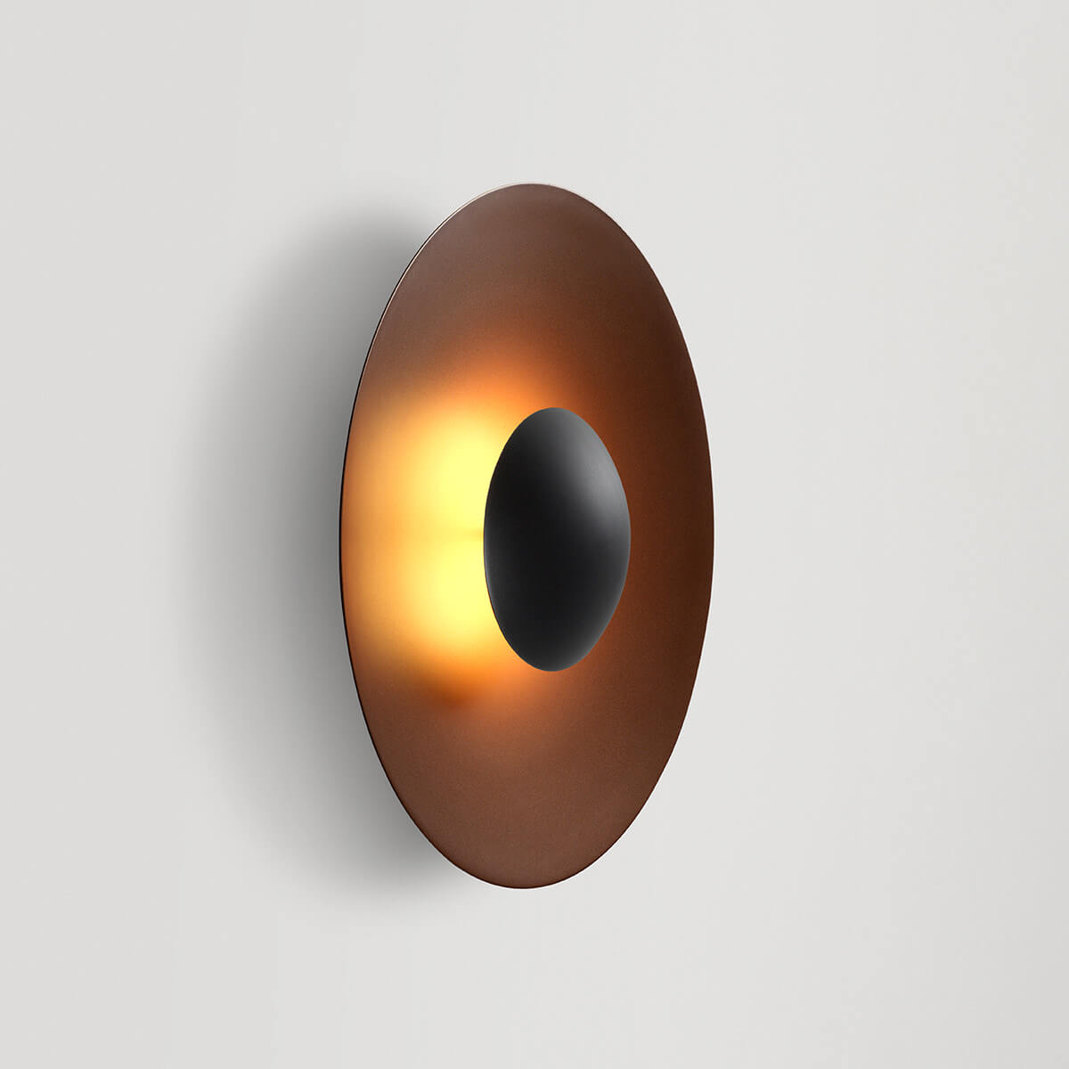 Marset Ginger 32C IP65 LED Wand- / Deckenleuchte, rostbraun