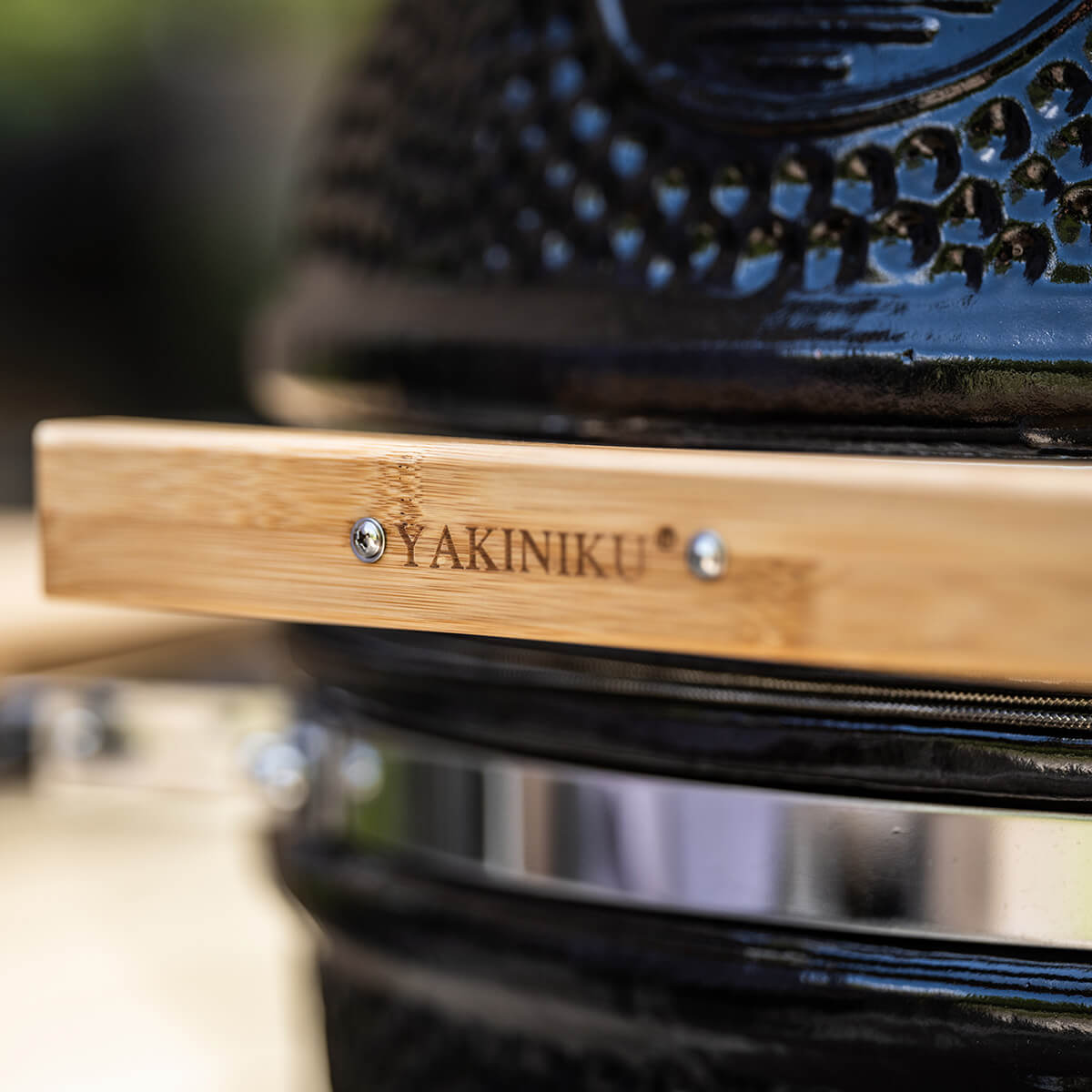 Yakiniku Kamado Grill inkl. Ständer, Seitentischen & Pro Set, 22'' XLarge, 56 cm Grillfläche