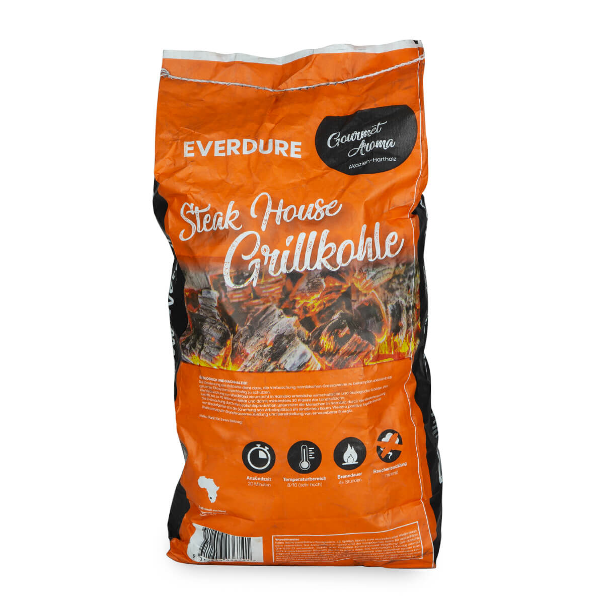 Everdure Steak House Grillkohle, Akazien-Hartholz, Beutel 7 kg (inbegriffen) Steak House Grillkohle, Akazien-Hartholz
