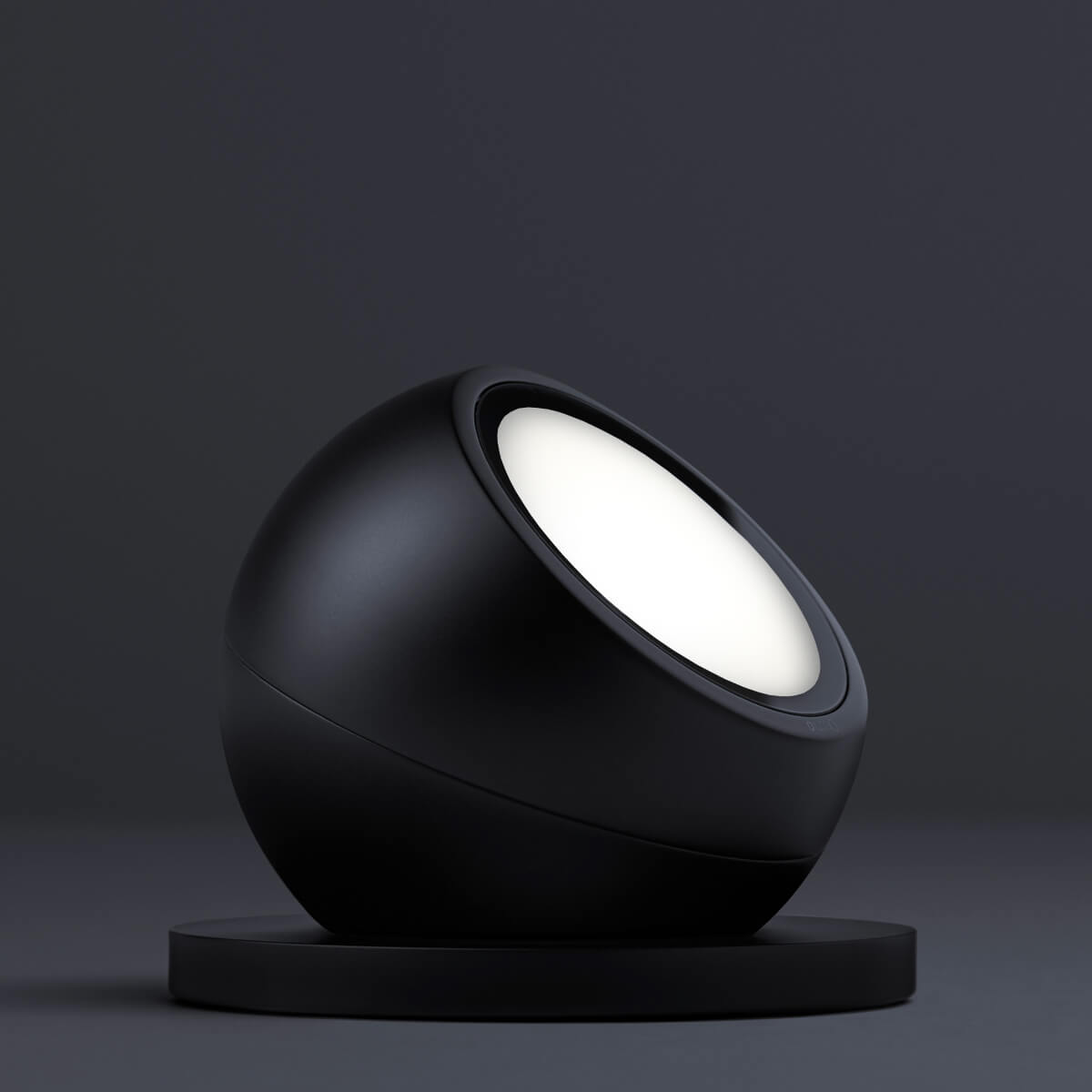 Occhio Sito R basso Volt S80 Bodenleuchte, schwarz matt