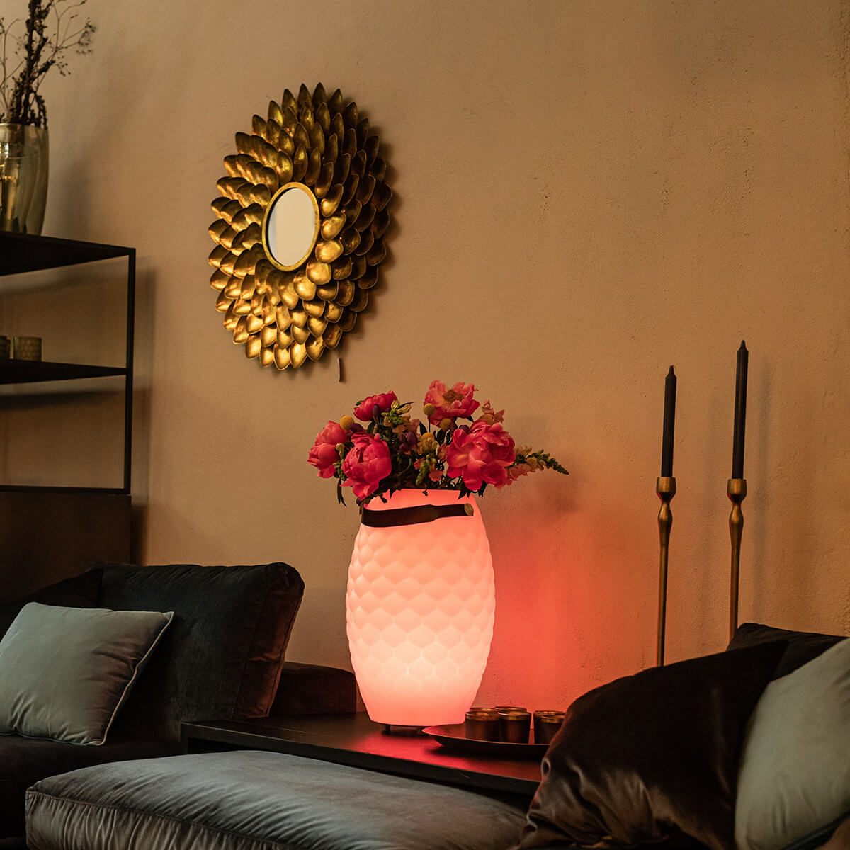 Joouly The Joouly Ltd. LED Akkuleuchte, Bluetooth Lautsprecher & Weinkühler, small, Höhe: 37 cm