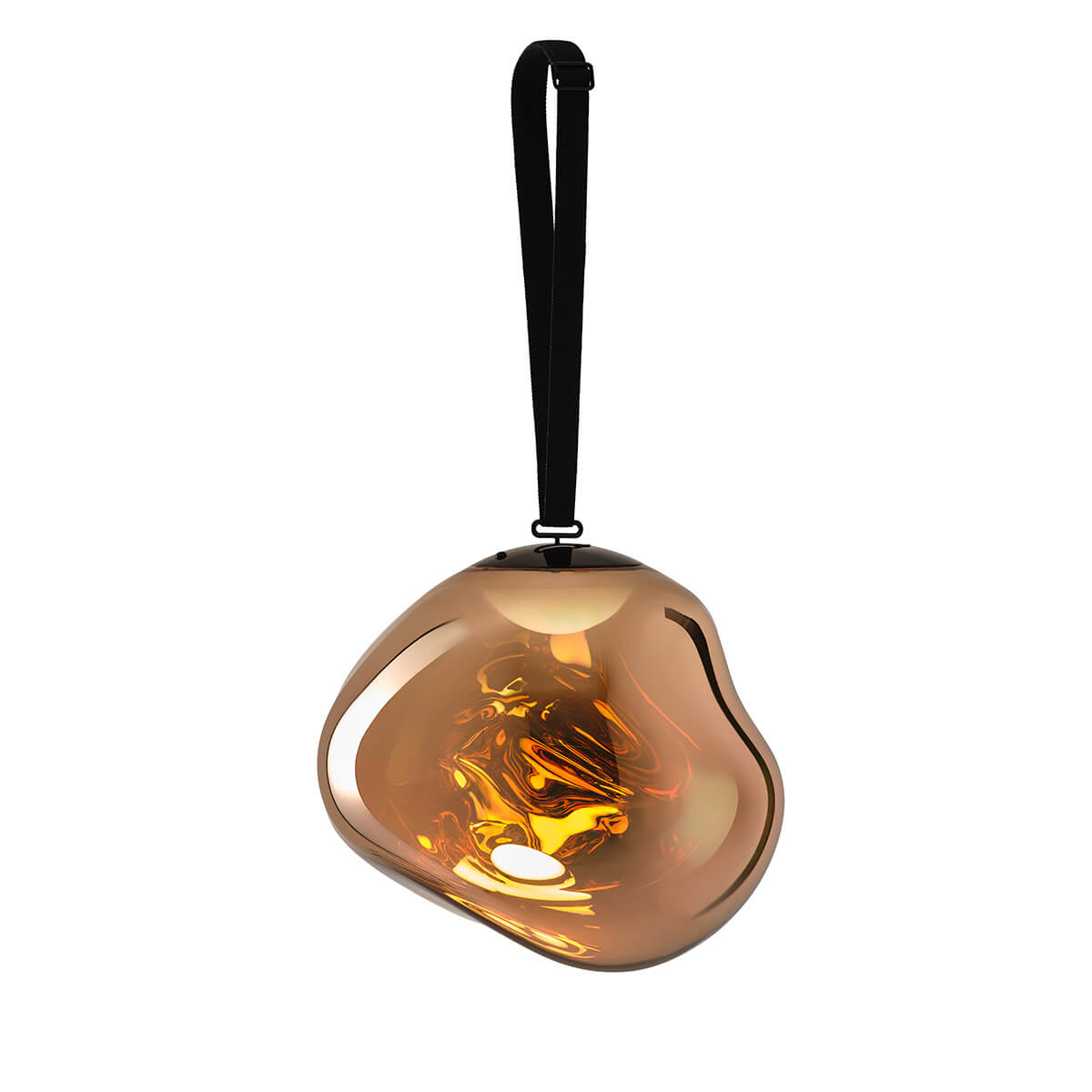 Tom Dixon Melt Large Portable LED Akkusteh- / Pendelleuchte, Gold