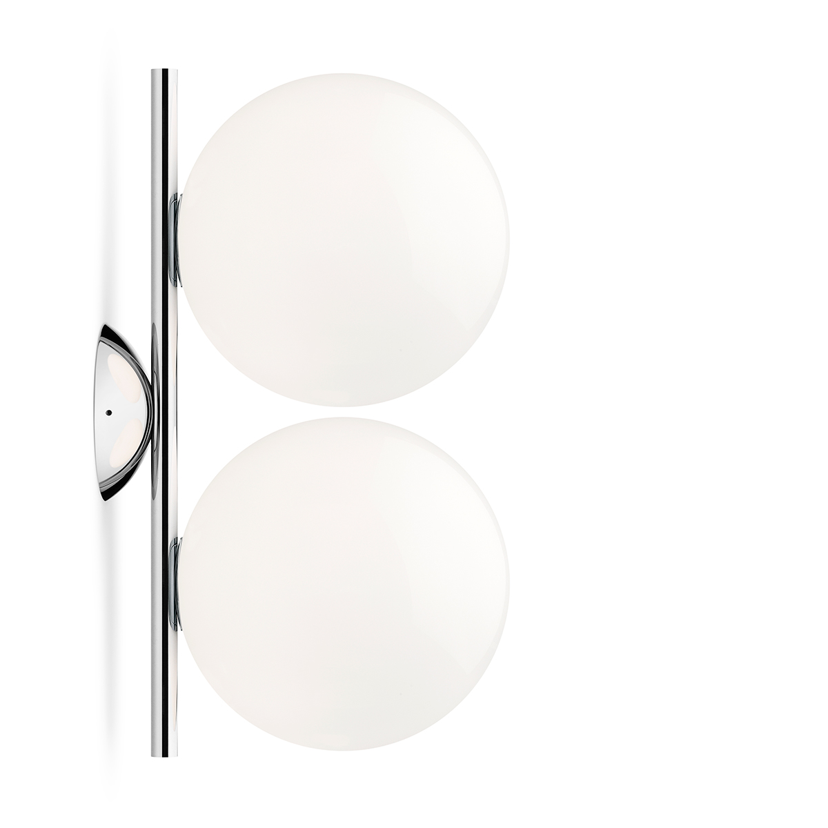 Flos IC C/W1 Double Wand- / Deckenleuchte, Chrom (©Piero Fasanotto)