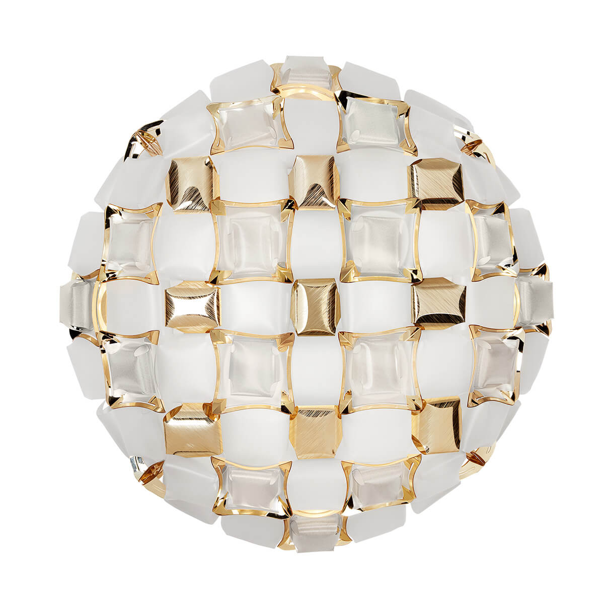 Slamp Mida Ceiling / Wall Large, white/gold (weiß/gold)