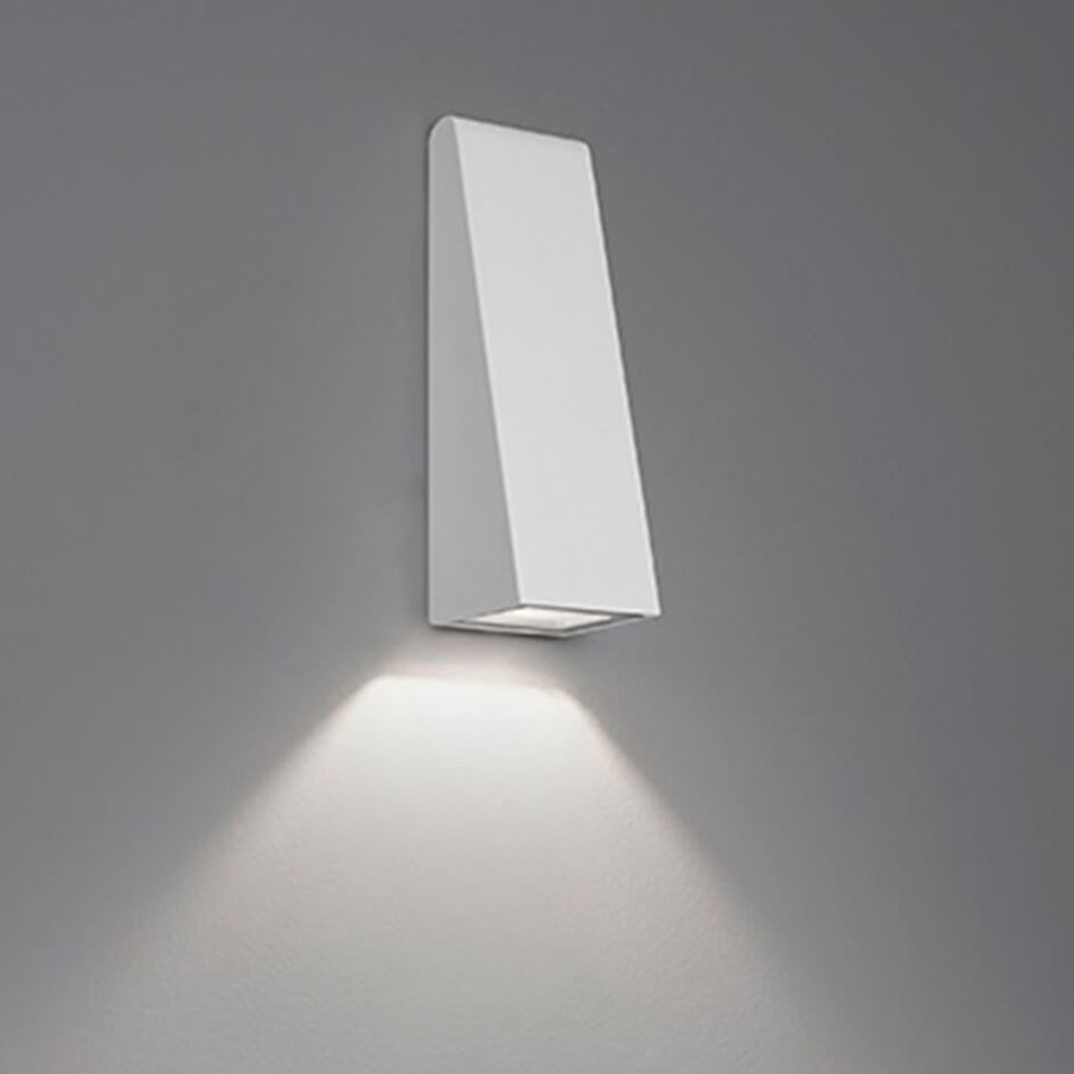 Artemide Outdoor Cuneo Mini LED Boden- / Wandleuchte, hellgrau