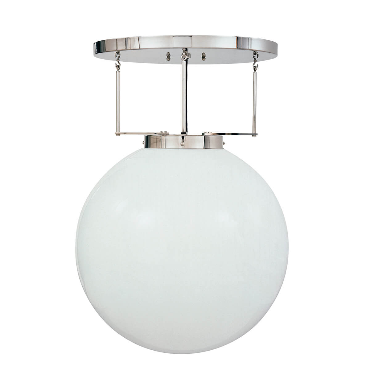 Tecnolumen DMB 26 Bauhaus Deckenleuchte, Ø: 40 cm, Metall vernickelt