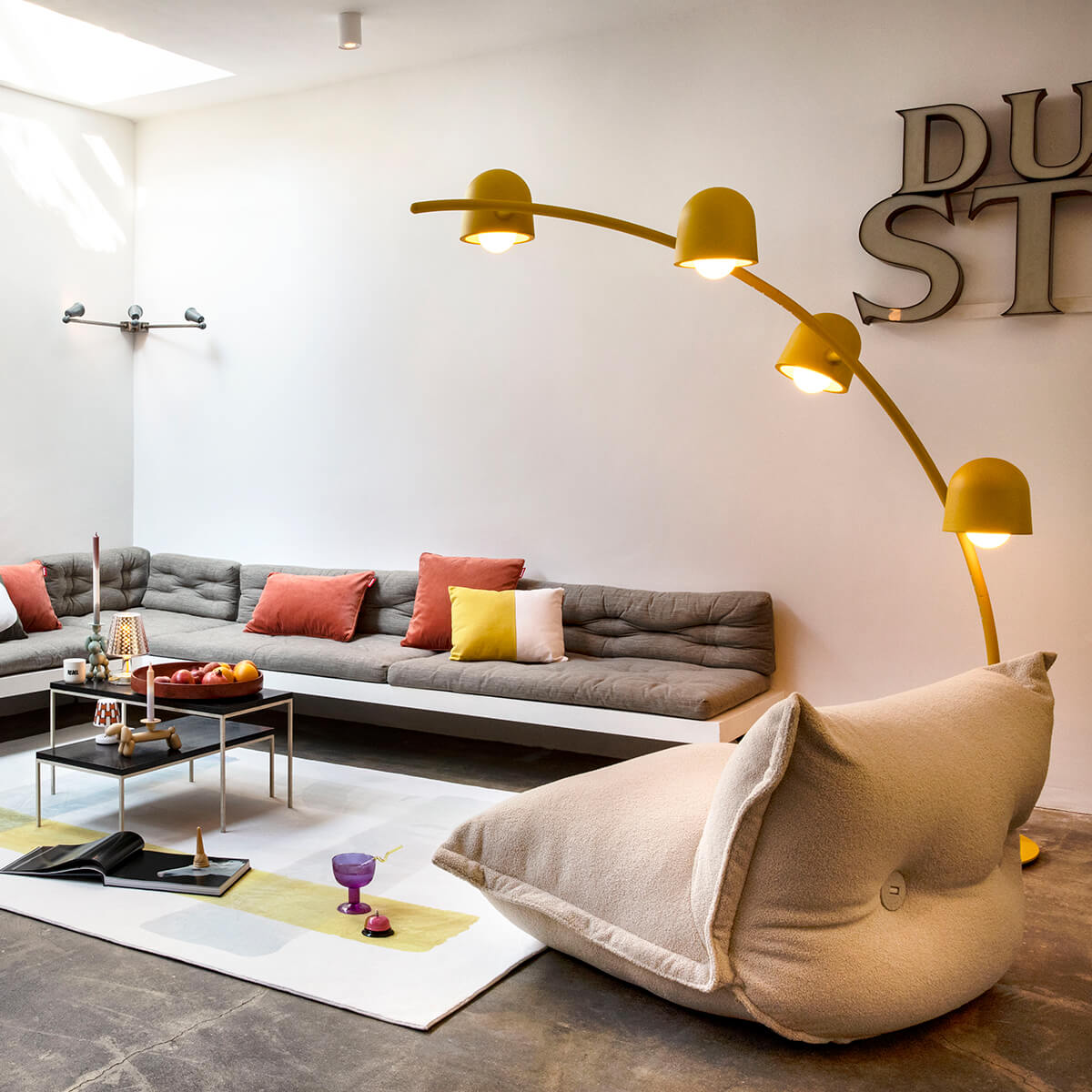 Fatboy Big Lebow Bogenleuchte, Banana Yellow (gelb)