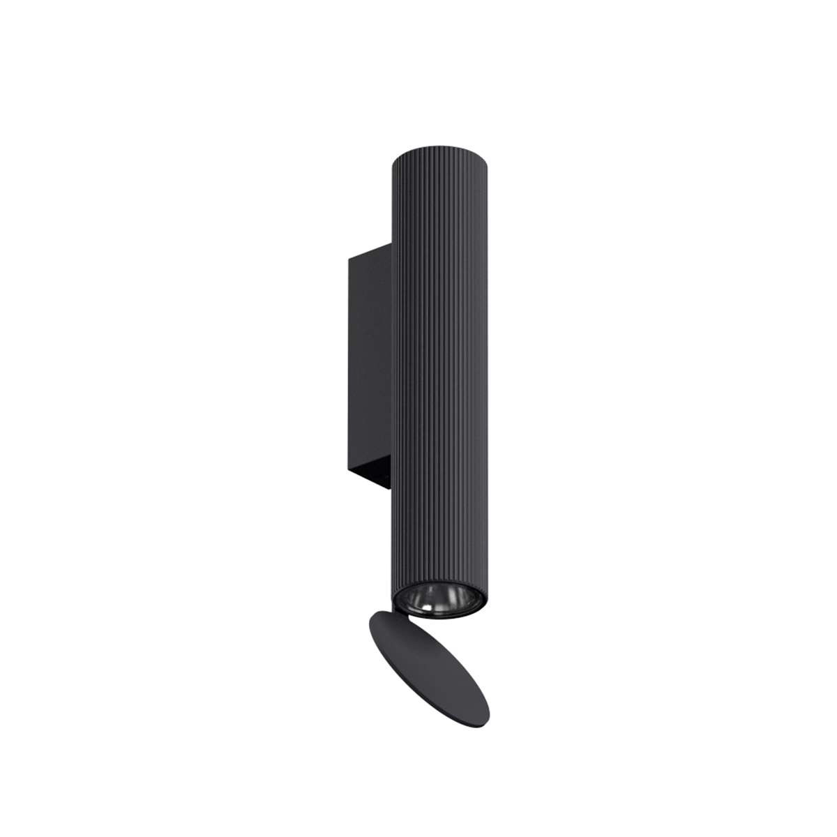 Flos Flauta H225 Riga LED Wandleuchte, schwarz
