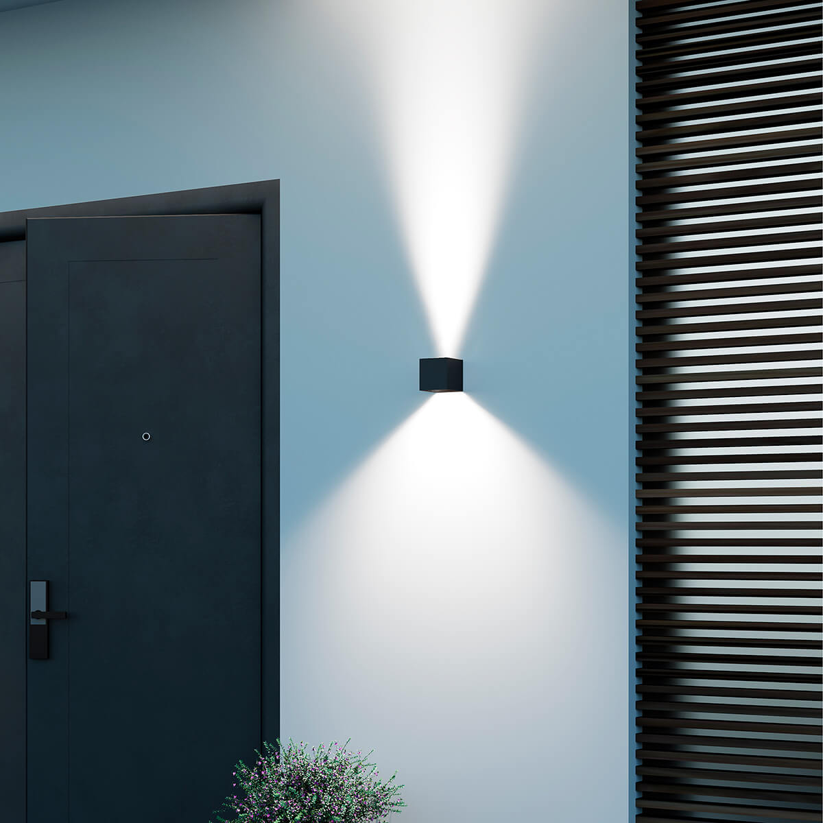 Orange One Colfa LED Wandleuchte, schwarz, verstellbarer Lichtaustritt