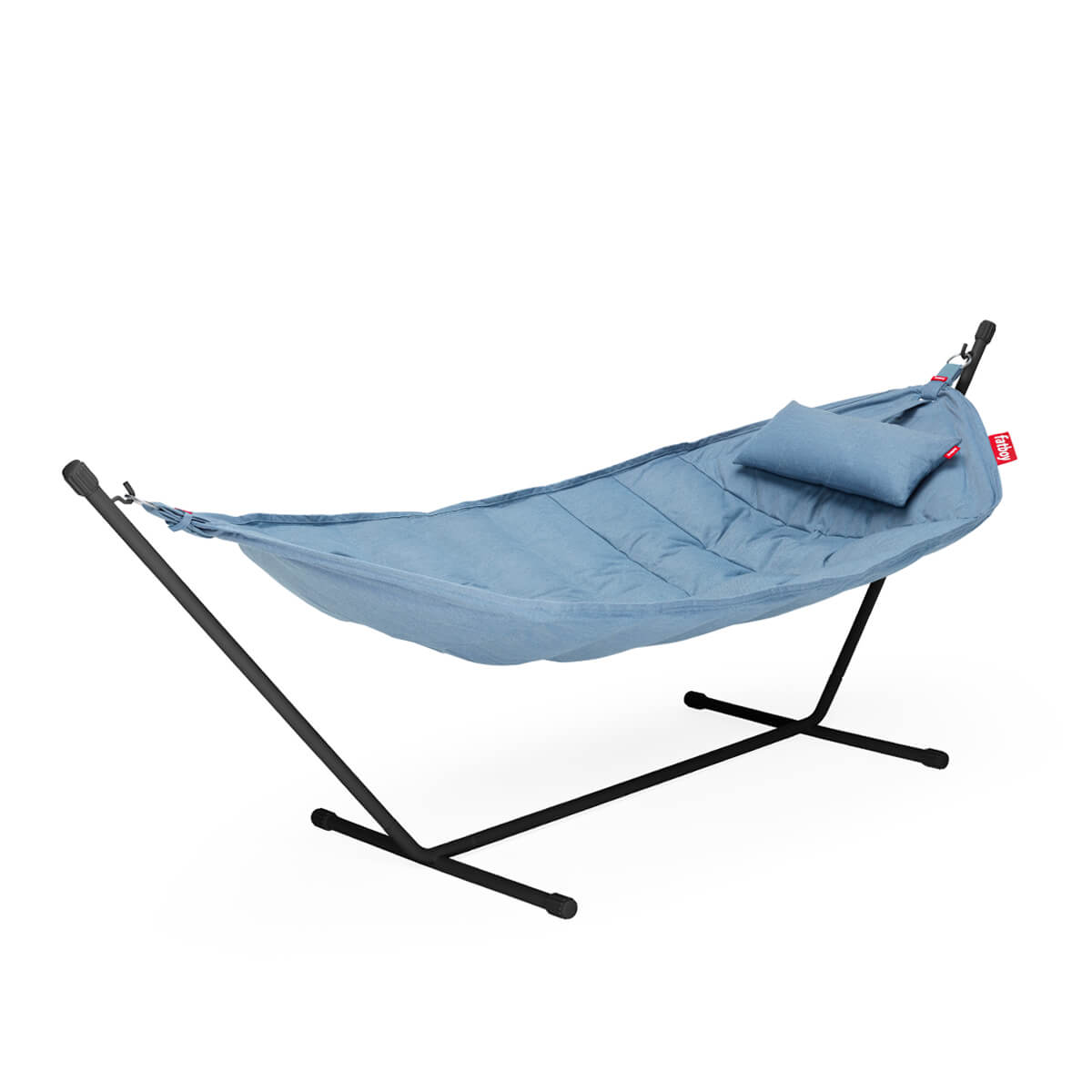 Fatboy Headdemock Superb Hängematte & Pillow Kissen, Storm blue (blau)