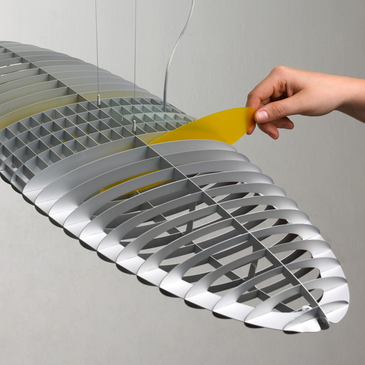 Luceplan Queen Titania Farbfilter, gelb