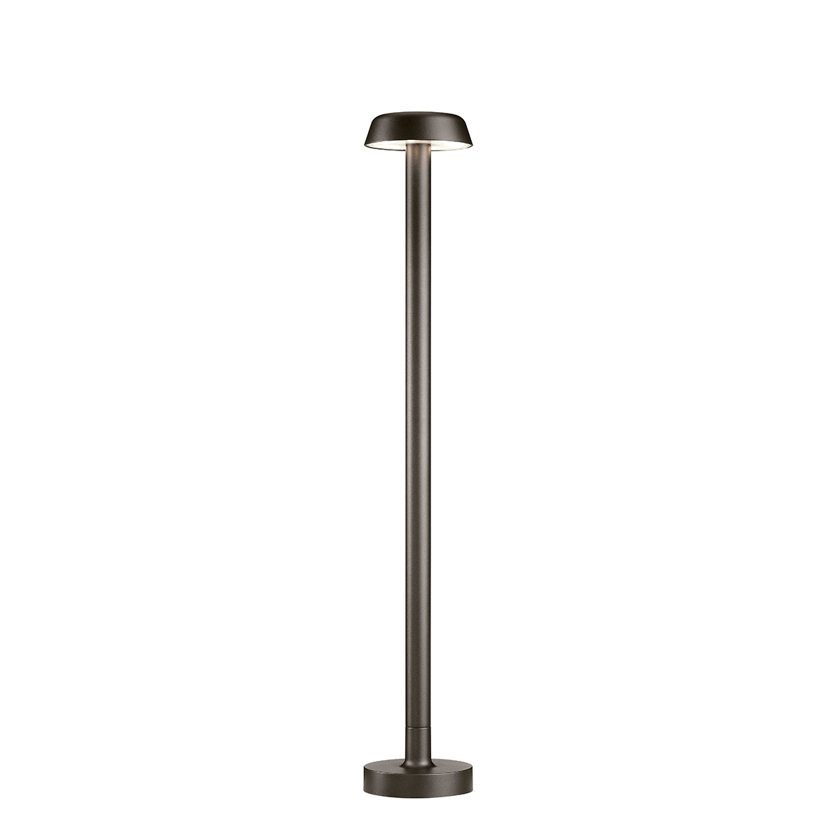 Flos Outdoor Belvedere Clove 2 LED Pollerleuchte, 2700 K, dunkelbraun (©Piero Fasanotto)