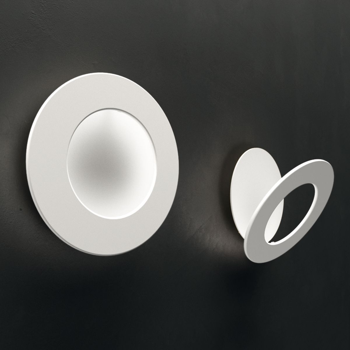 Icone Vera 21 LED Wandleuchte, 2700 K, weiß / weiß