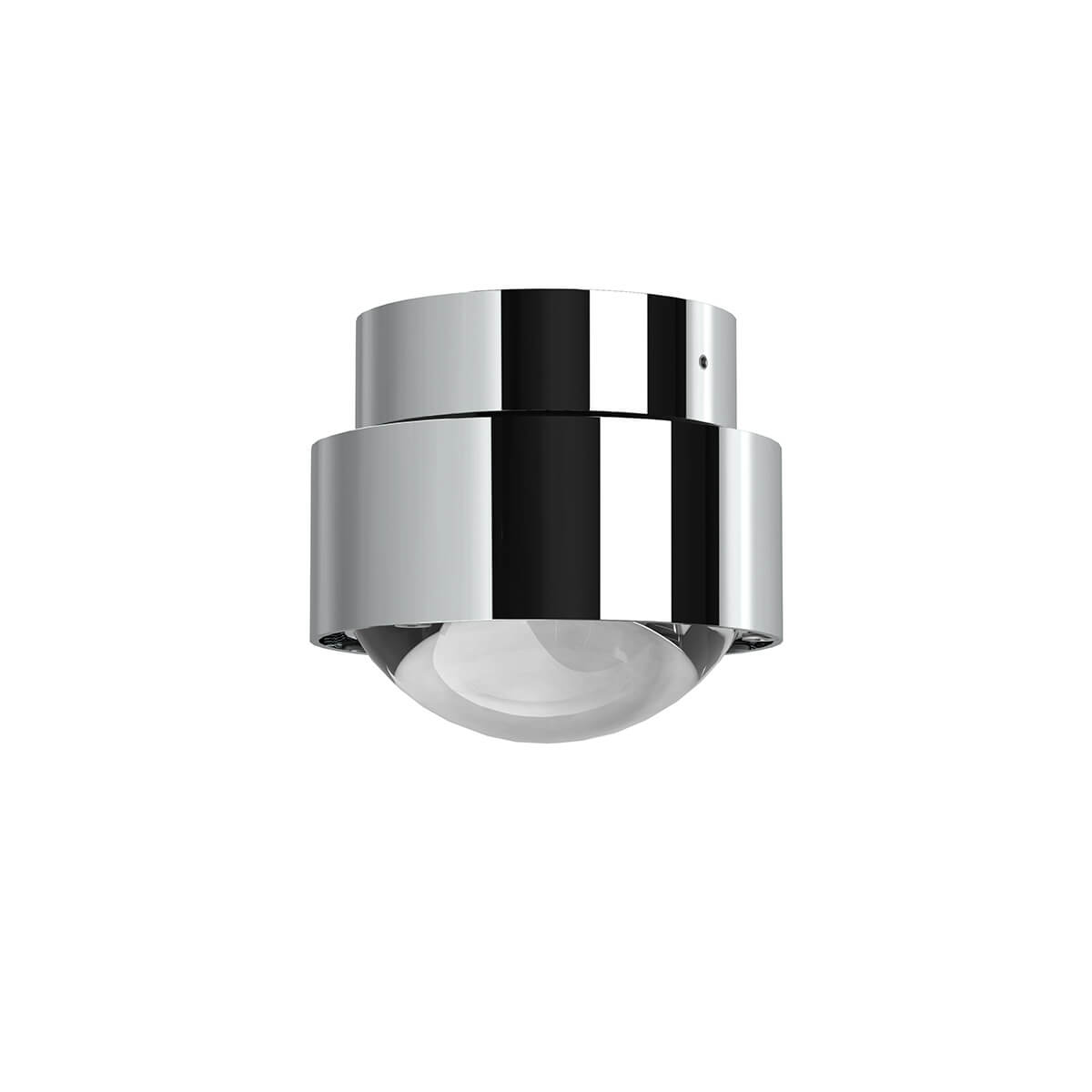 Top Light Puk Mini Move LED Deckenleuchte, Gehäuse, Chrom, mit Linse klar (nicht inbegriffen)