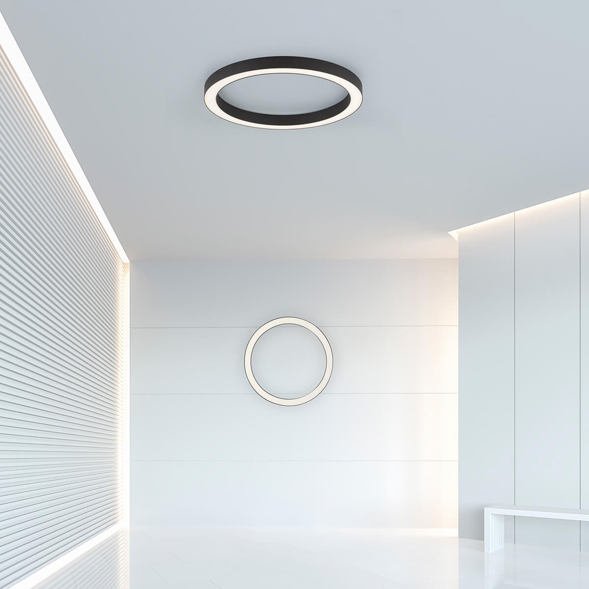 PURE Lines Round LED Deckenleuchte mit CCT