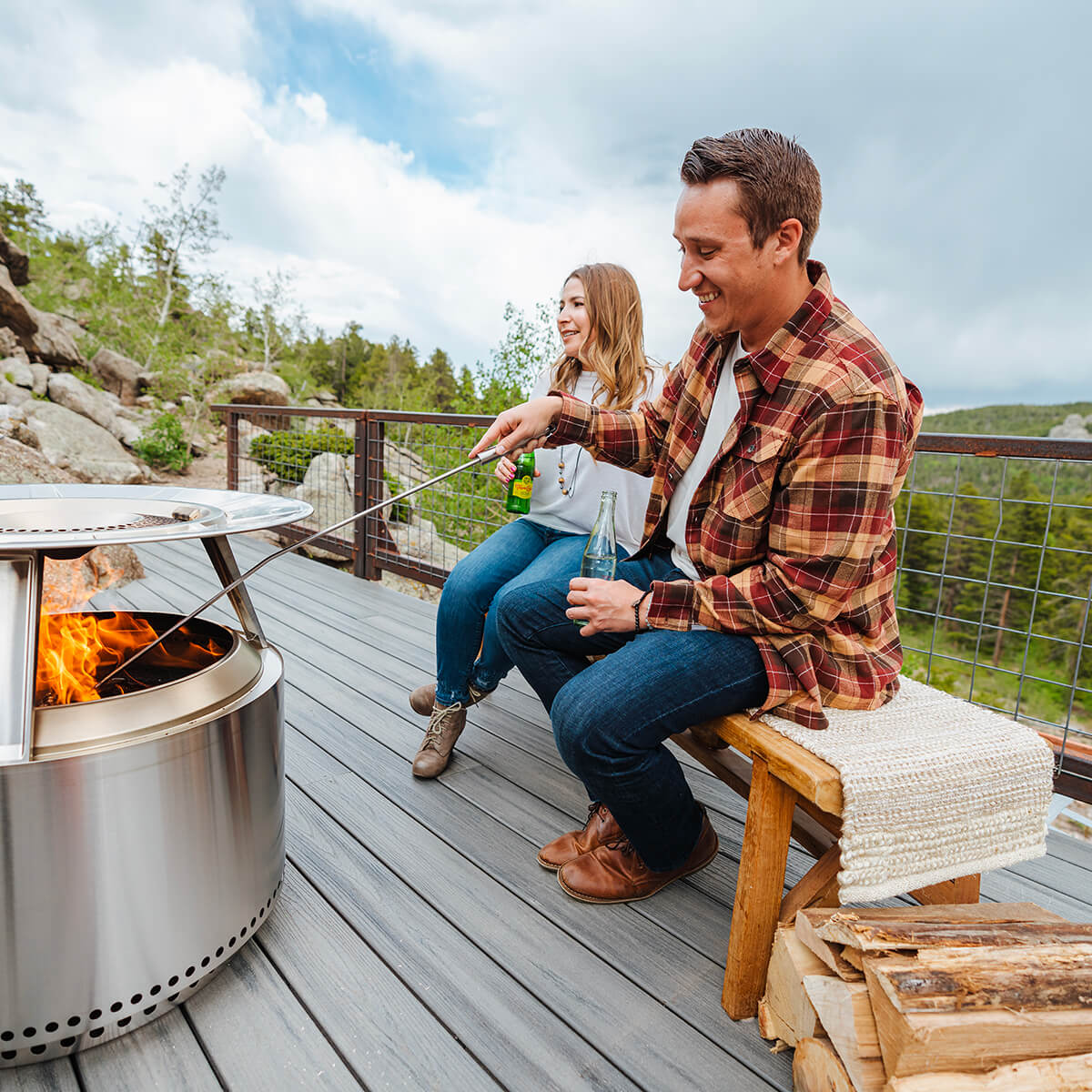 Solo Stove Yukon Wärmeverteiler, Edelstahl, mit der Yukon 2.0 Feuerschale (separat erhältlich)