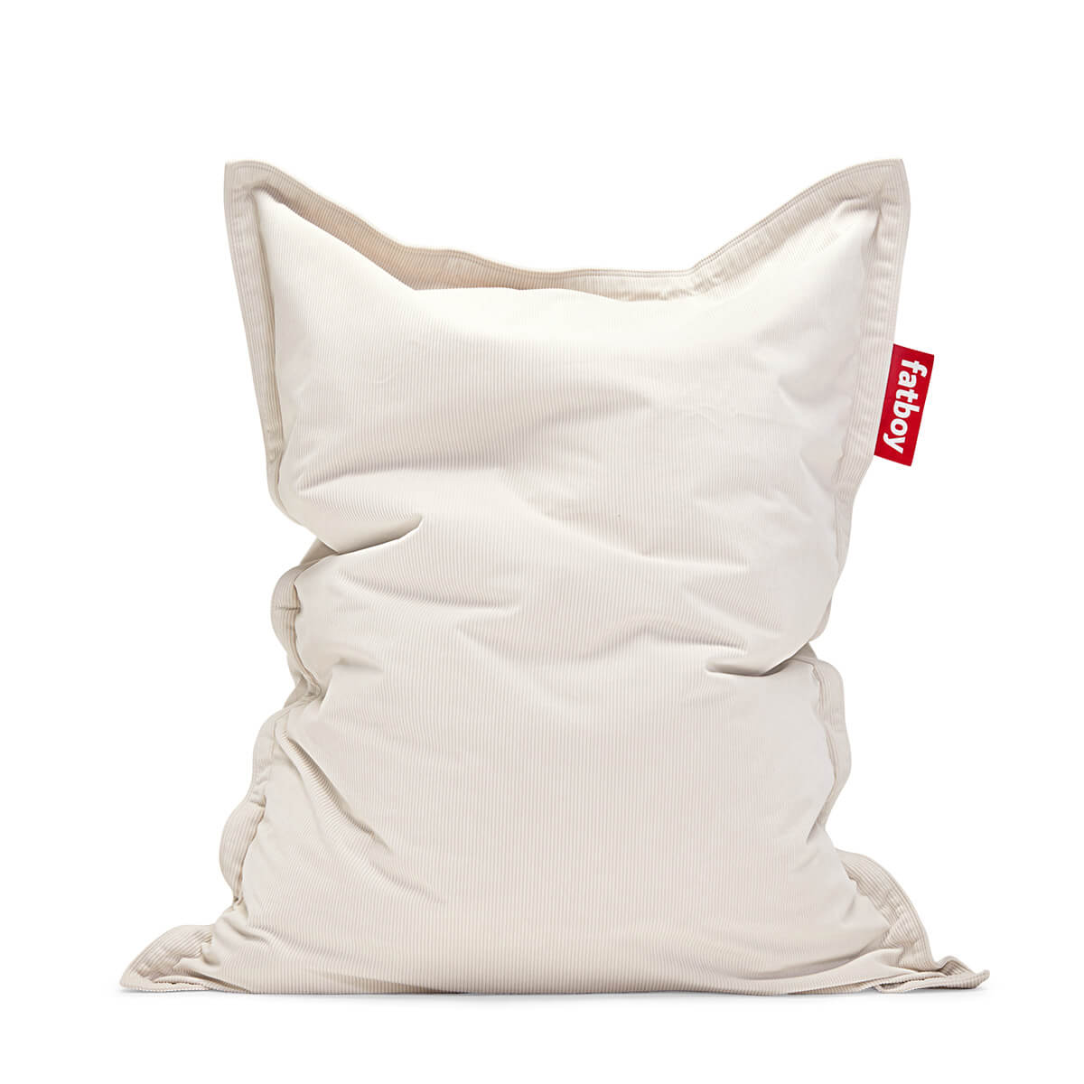 Fatboy Recycled Original Slim Cord Sitzsack, Cream