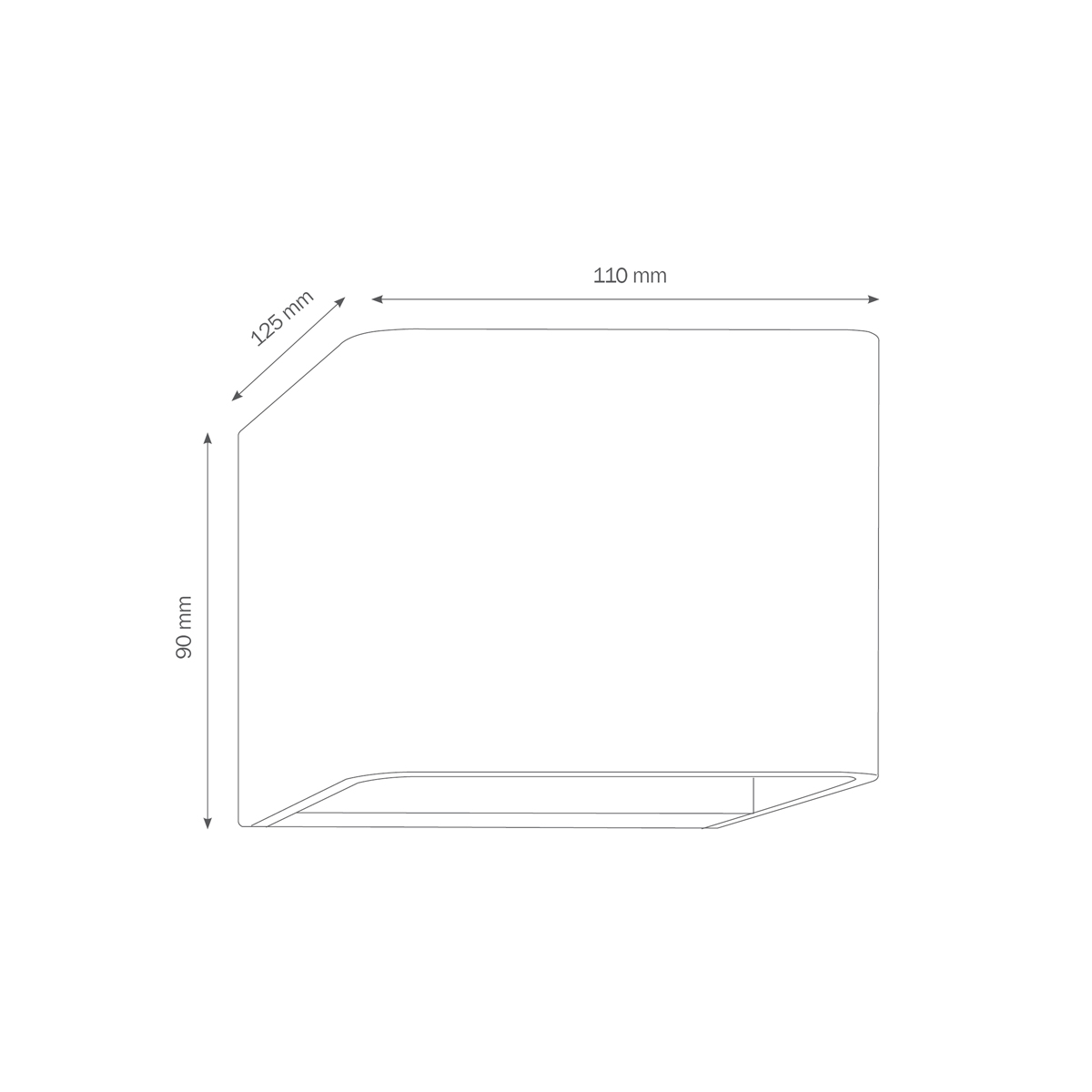 5040 Up & Down LED Wandleuchte