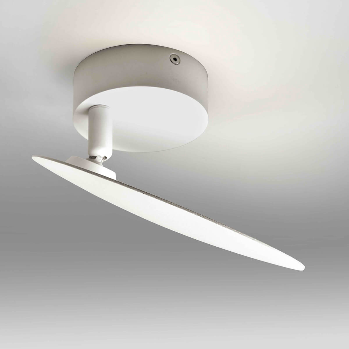 LupiaLicht Plate LED Wand- / Deckenleuchte, weiß