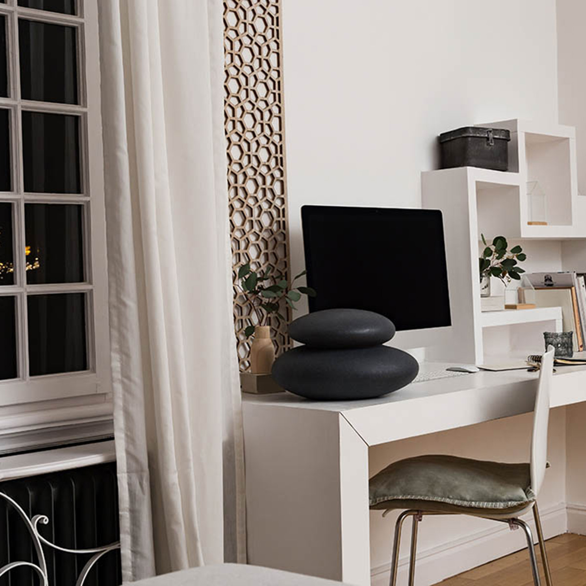 8 seasons design Shining Stone Dekoleuchte, anthrazit