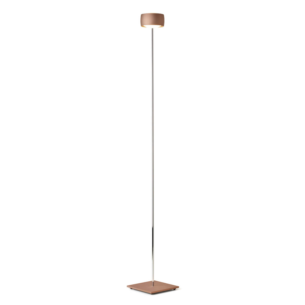Oligo Grace LED Stehleuchte, Tunable White, Chrom / Satin copper