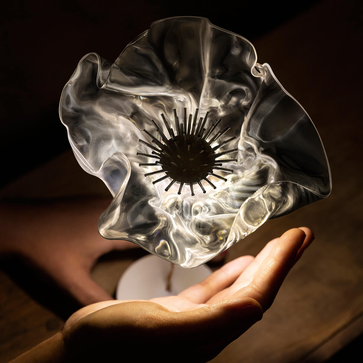 Slamp LaFleur Battery LED Akkuleuchte, prisma (transparent)